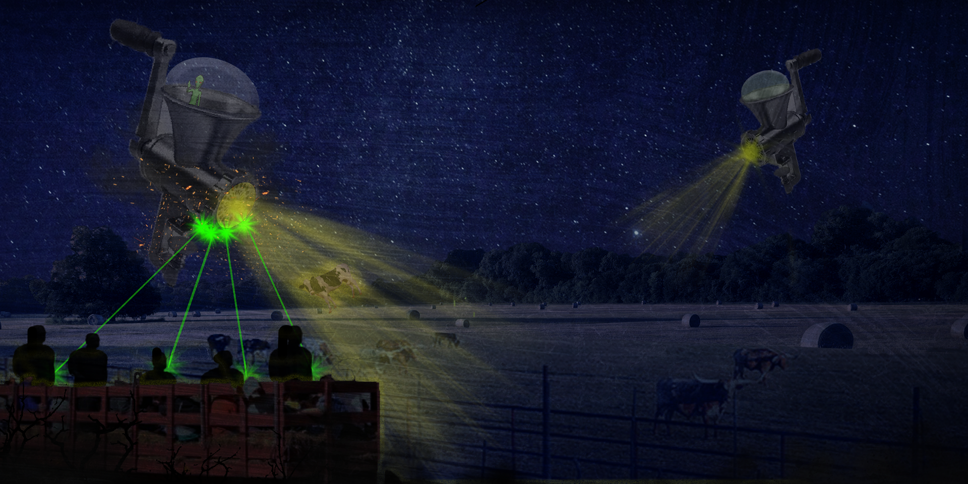 blue sky dark ride (photoshop)