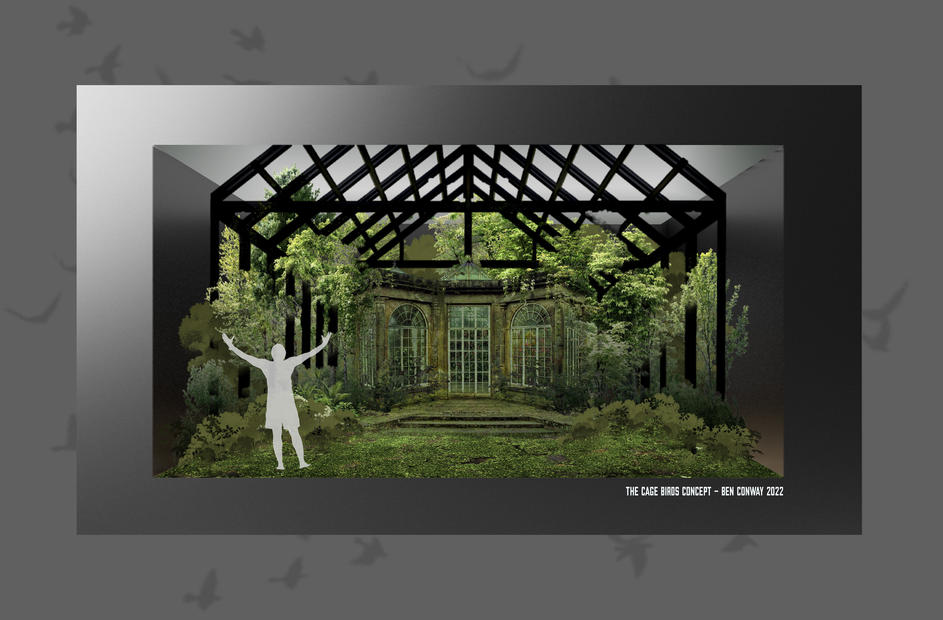 Cage birds (photoshop & fusion360)
