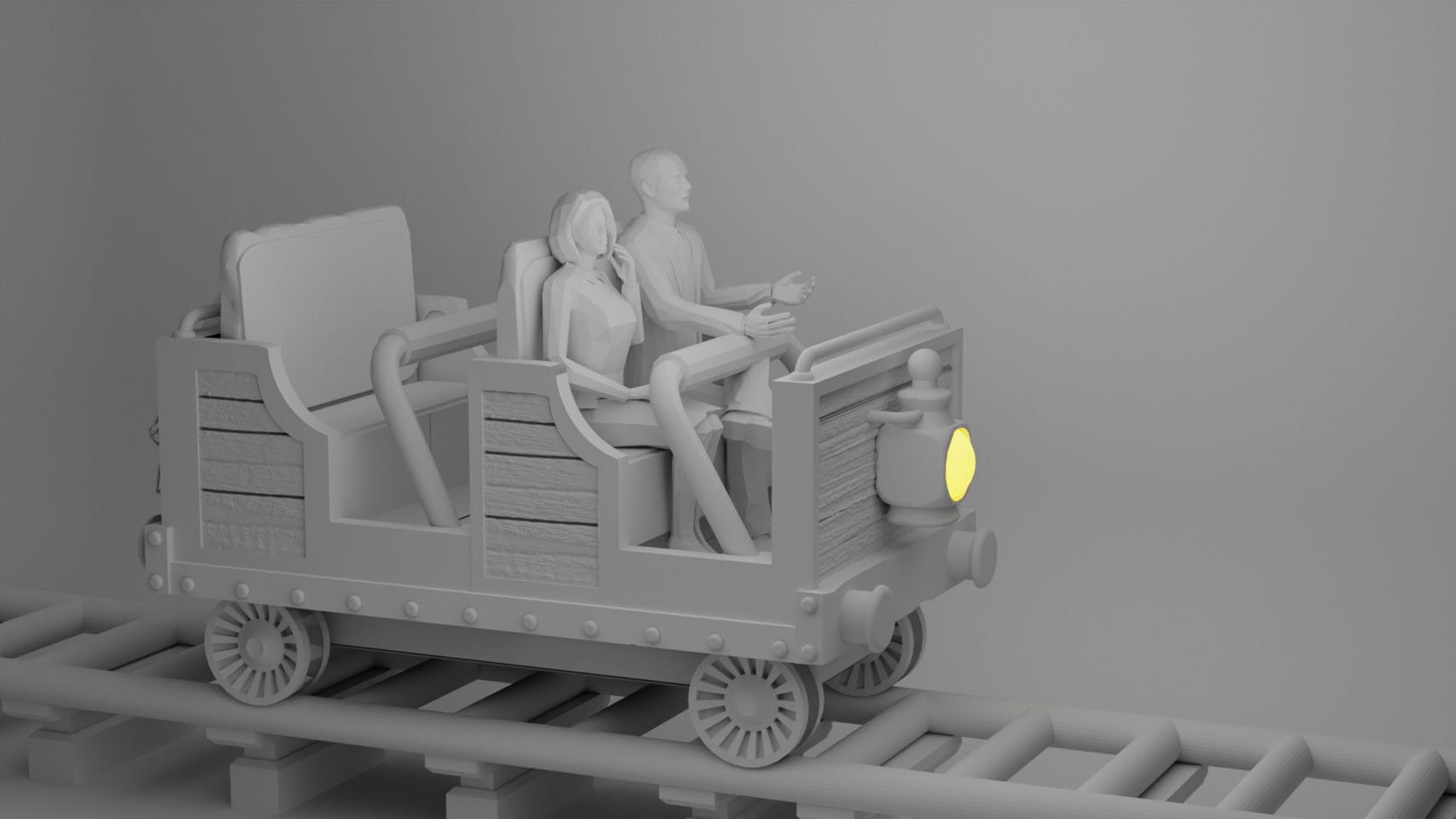 3d model of original ride vehicle