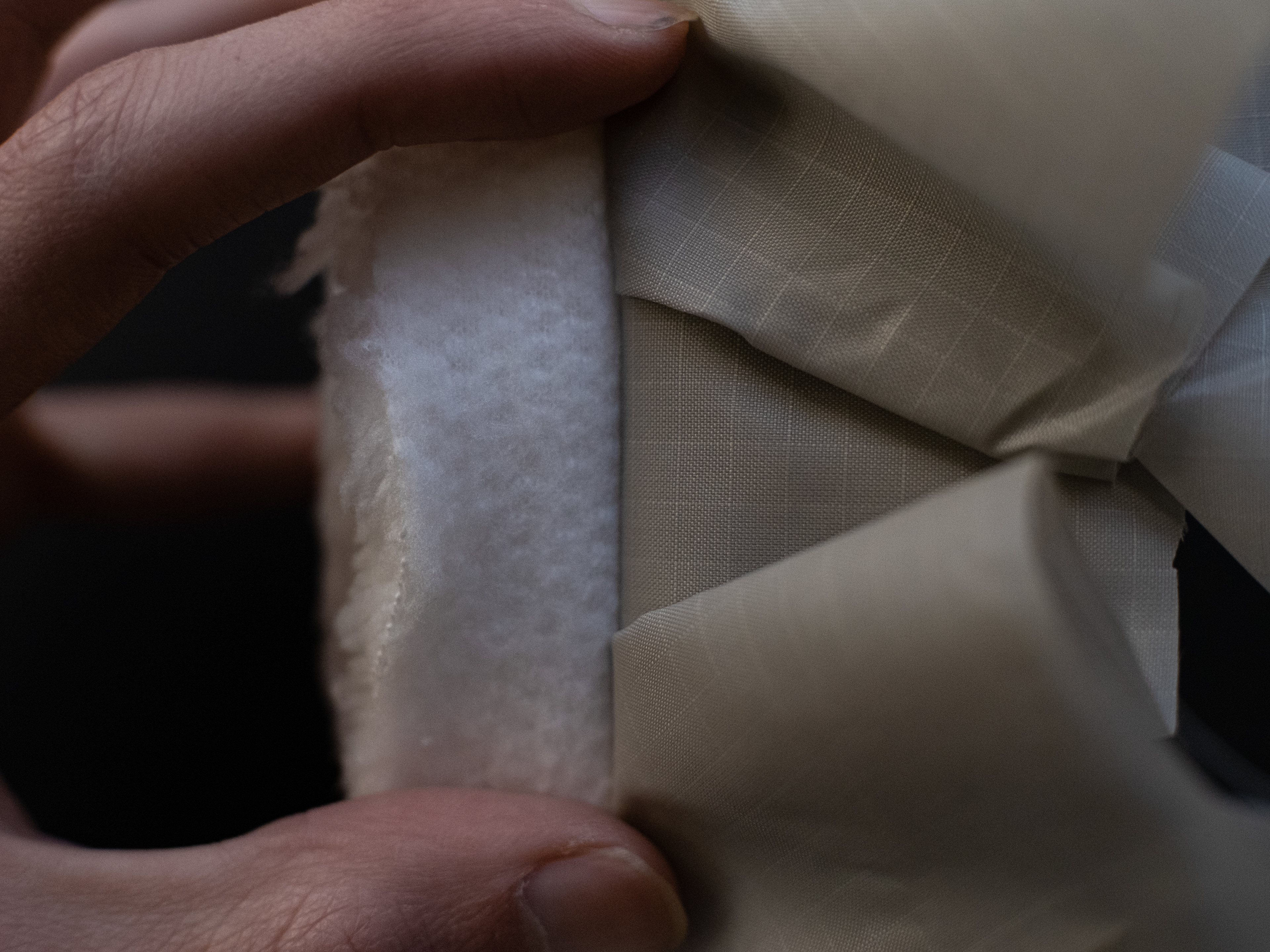 Seam Between Adhered Materials