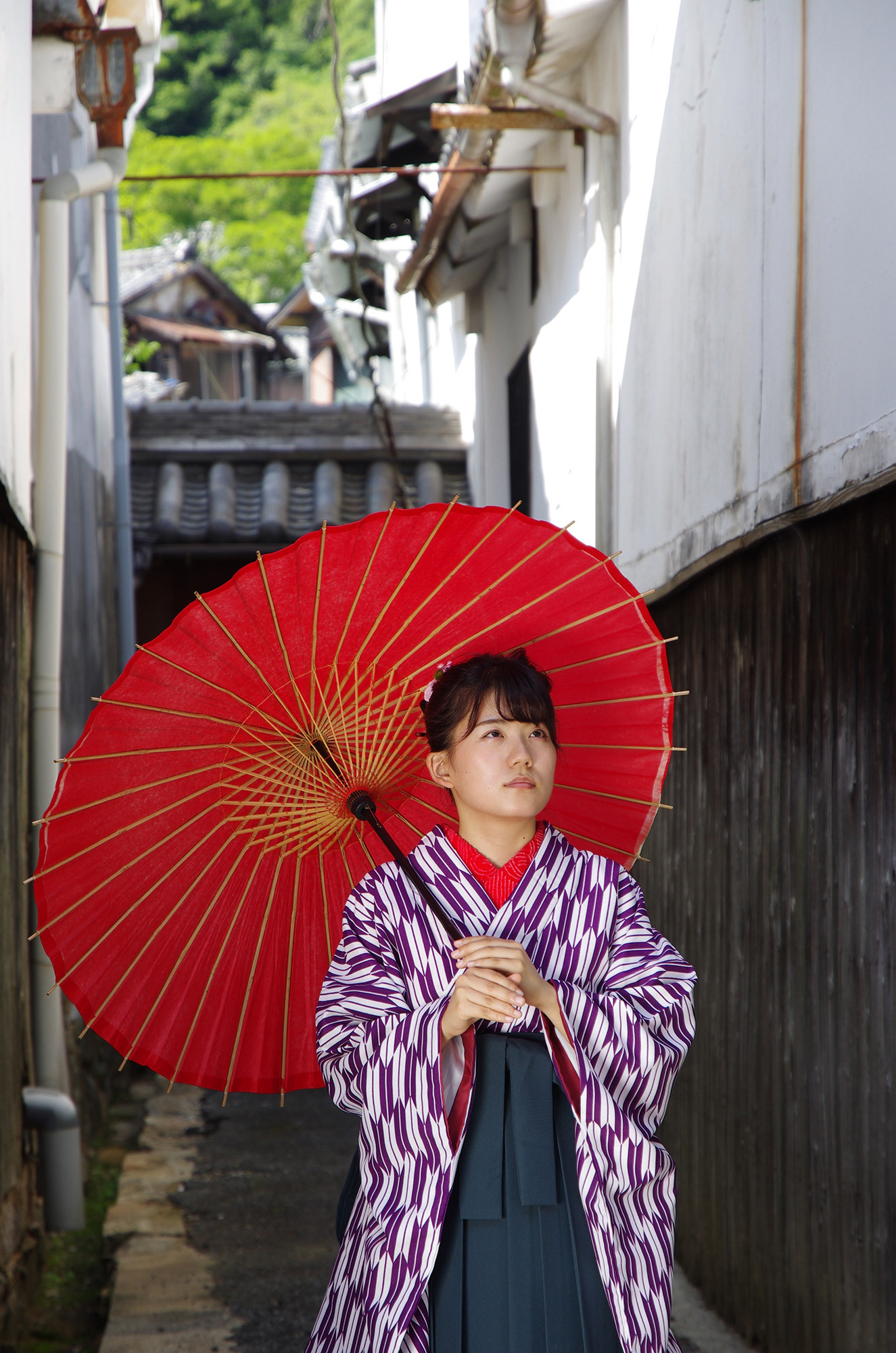 赤い傘(たつの市) / 濱川由香 / 一眼デジカメ