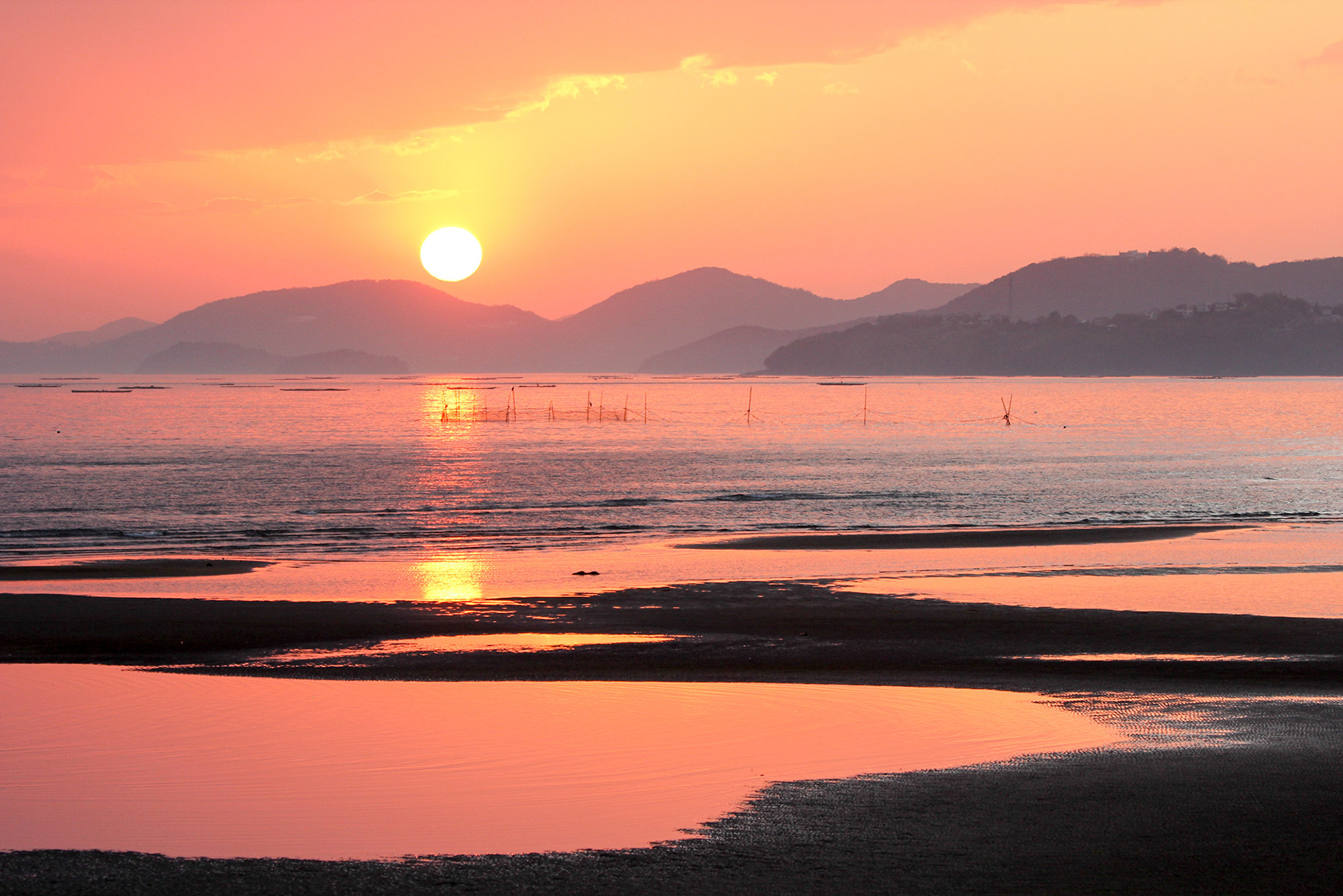 落日(新舞子) / 津田紀彦 / 一眼デジカメ