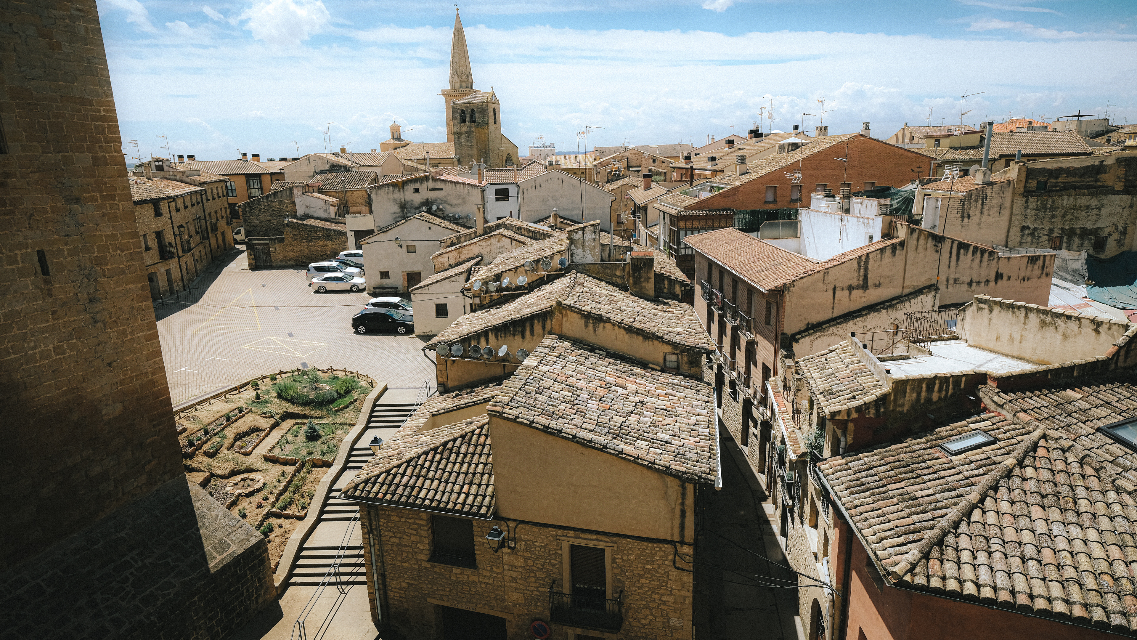View from Royal Palace, Olite