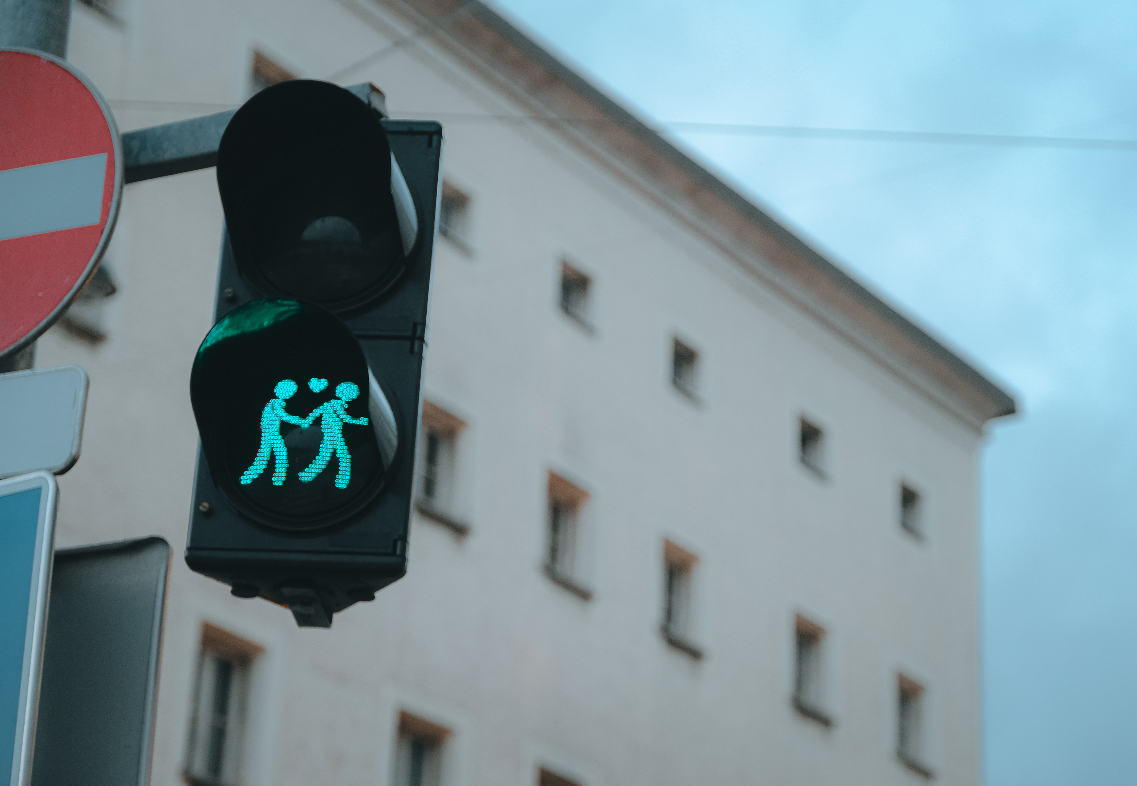 Crosswalk light, Salzburg