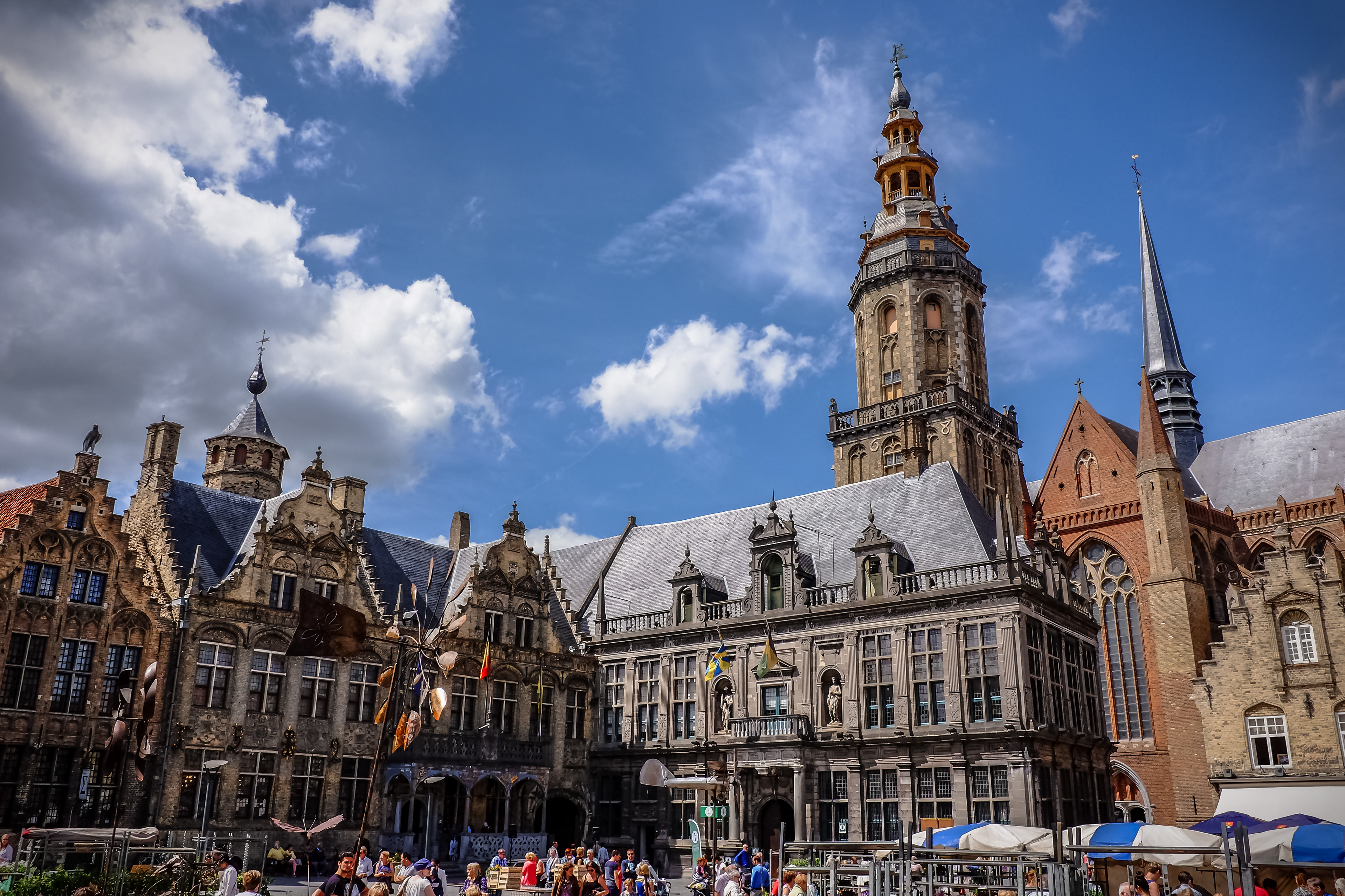 Landhuis ("country-house", former seat of the Viscounty of Veurne-Ambacht) and Belfry, Veurne