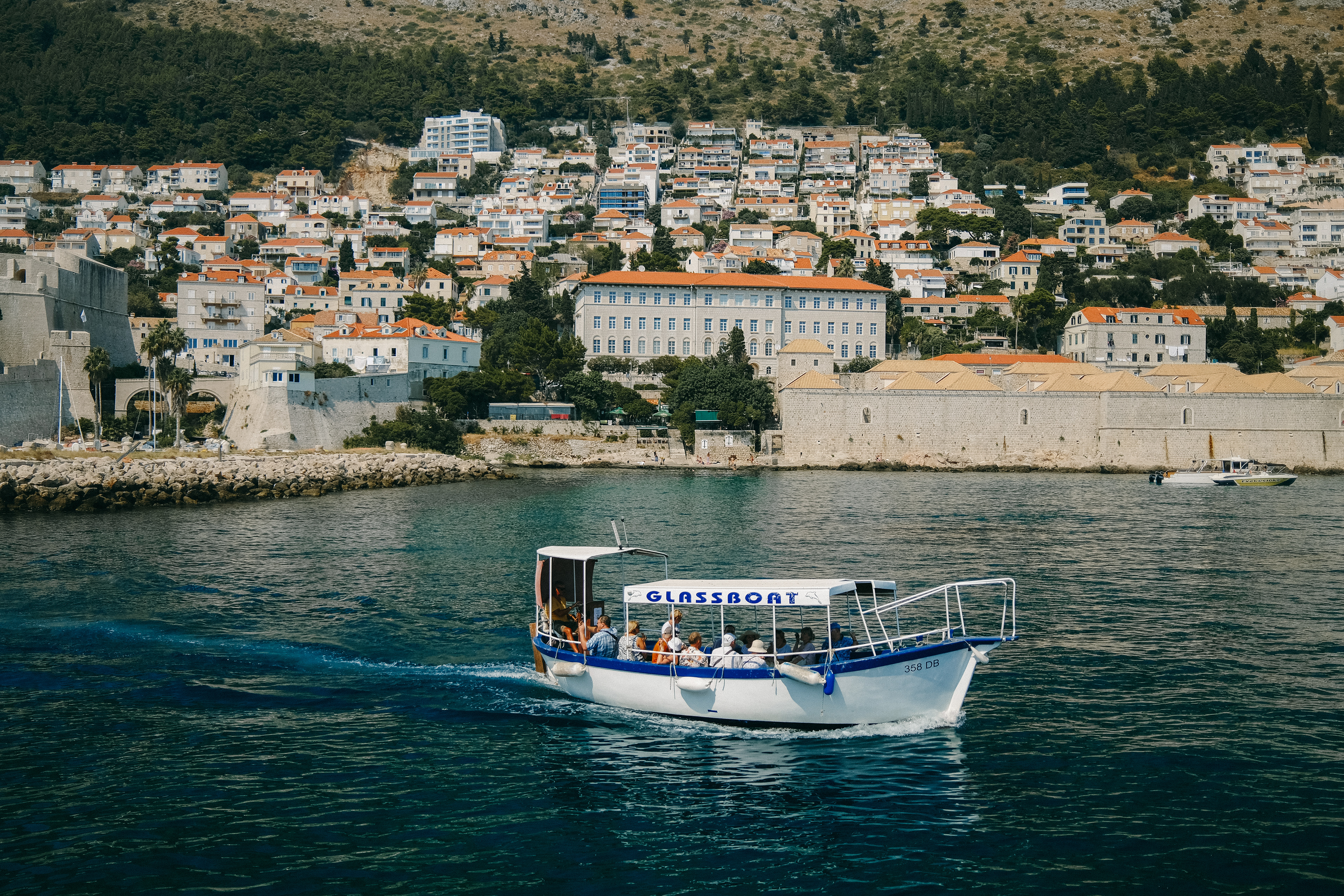 "Glass boat", Dubrovnik