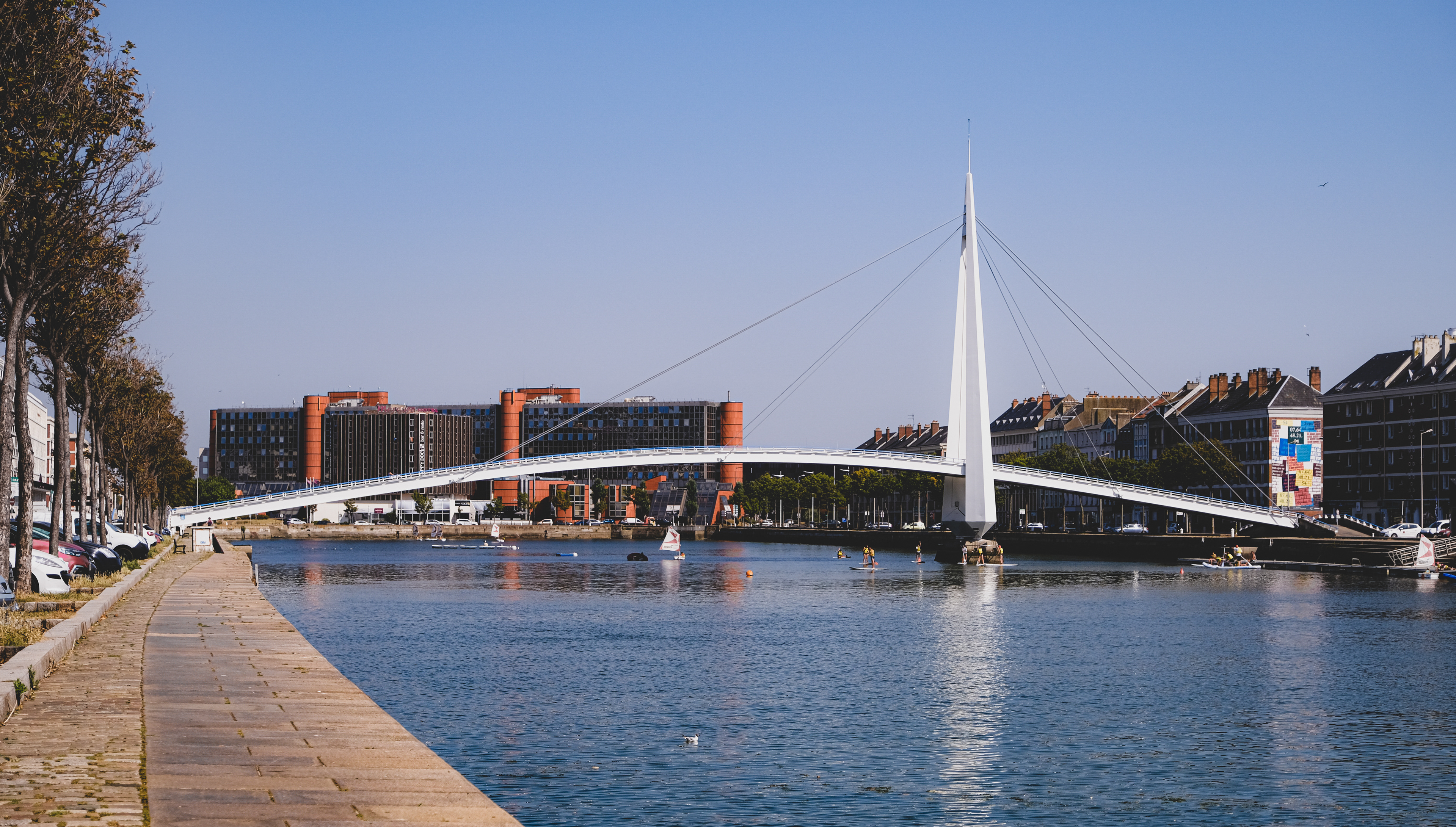 Passerelle du Bassin du Commerce, Le Havre