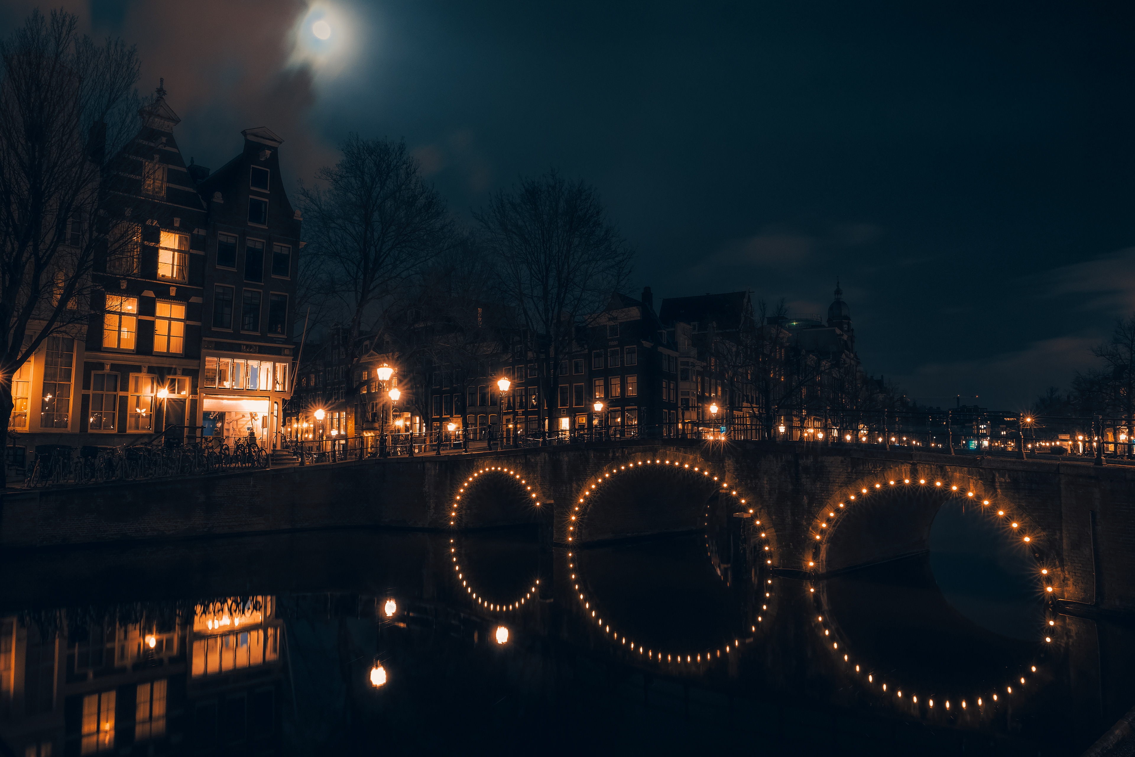 Keizersgracht by night, Amsterdam