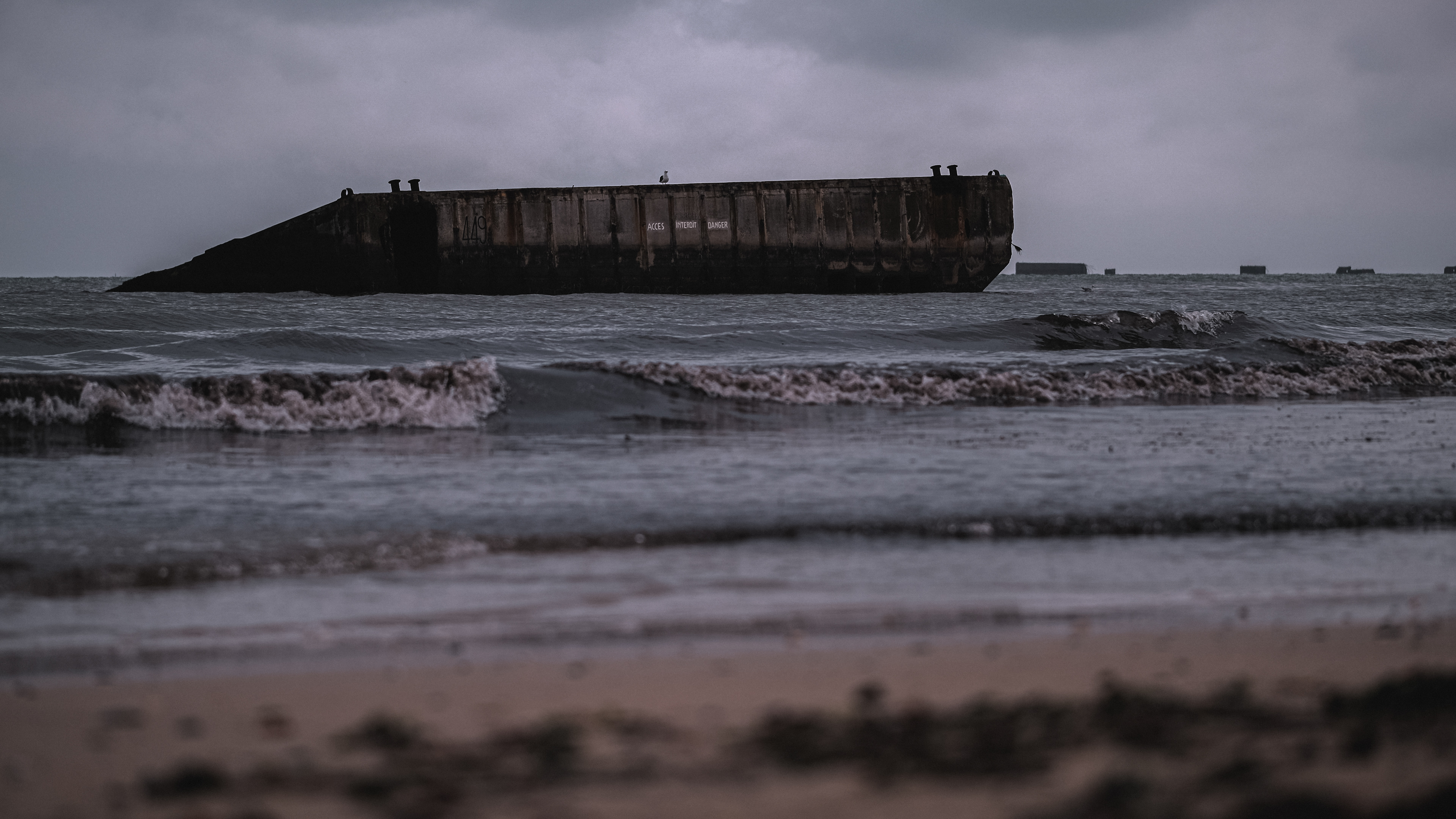 Mulberry harbour, Arromanches-les-Bains