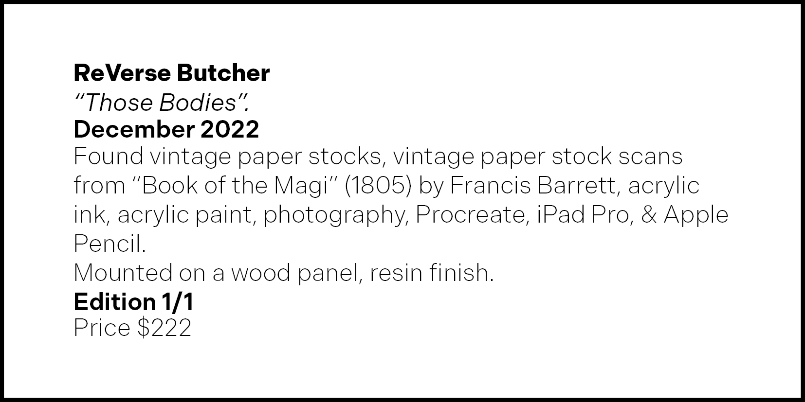 All prices are in Australian Dollars, & w/ the postage/shipping costs additional, at the buyer's cost.