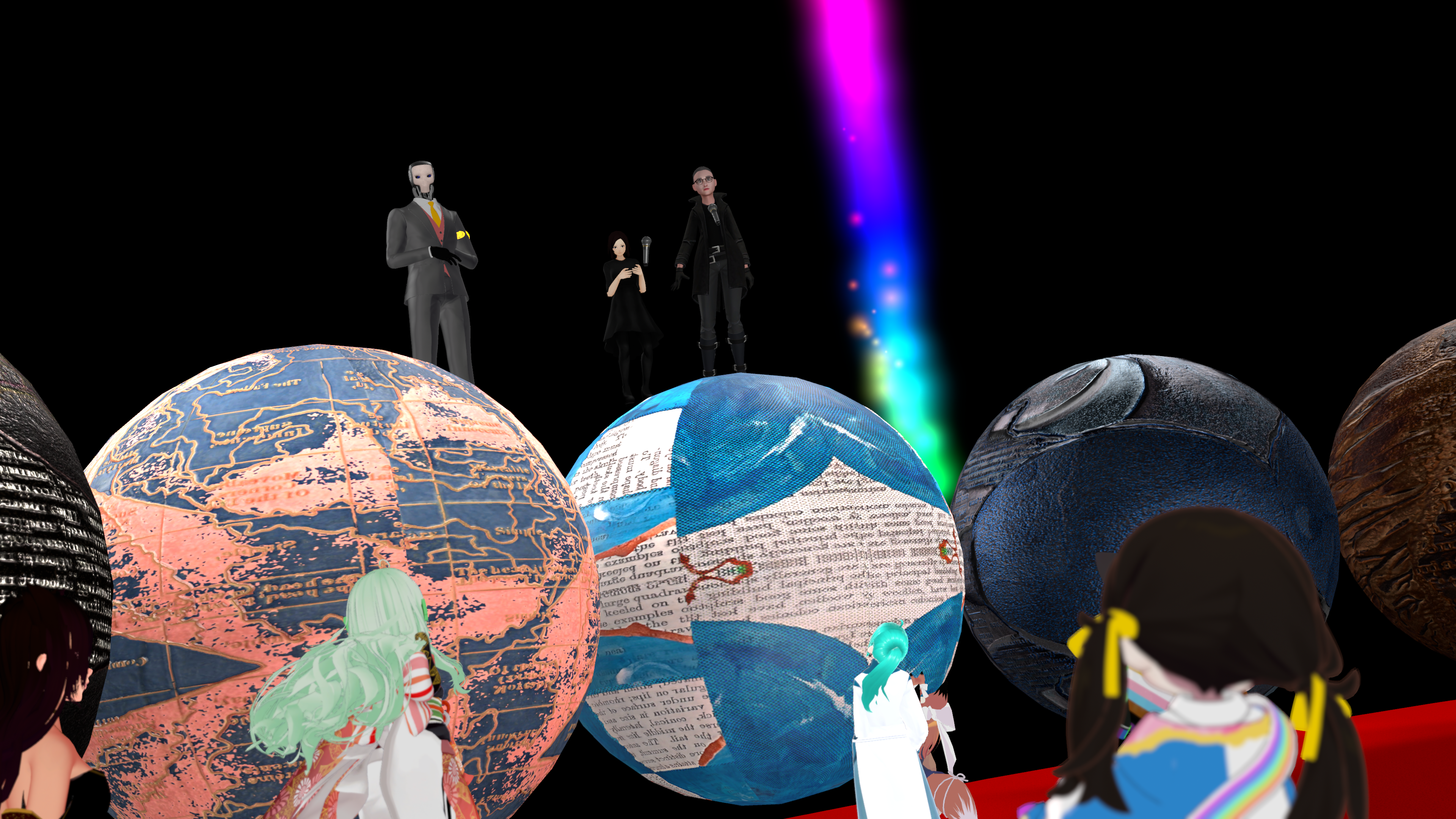 Live VR Immersive Guided Tour of "The Continuous Present: Part 1: To Stop Time", at Raindance Immersive Festival, June 2025. Virtual Photograph by Nopied.