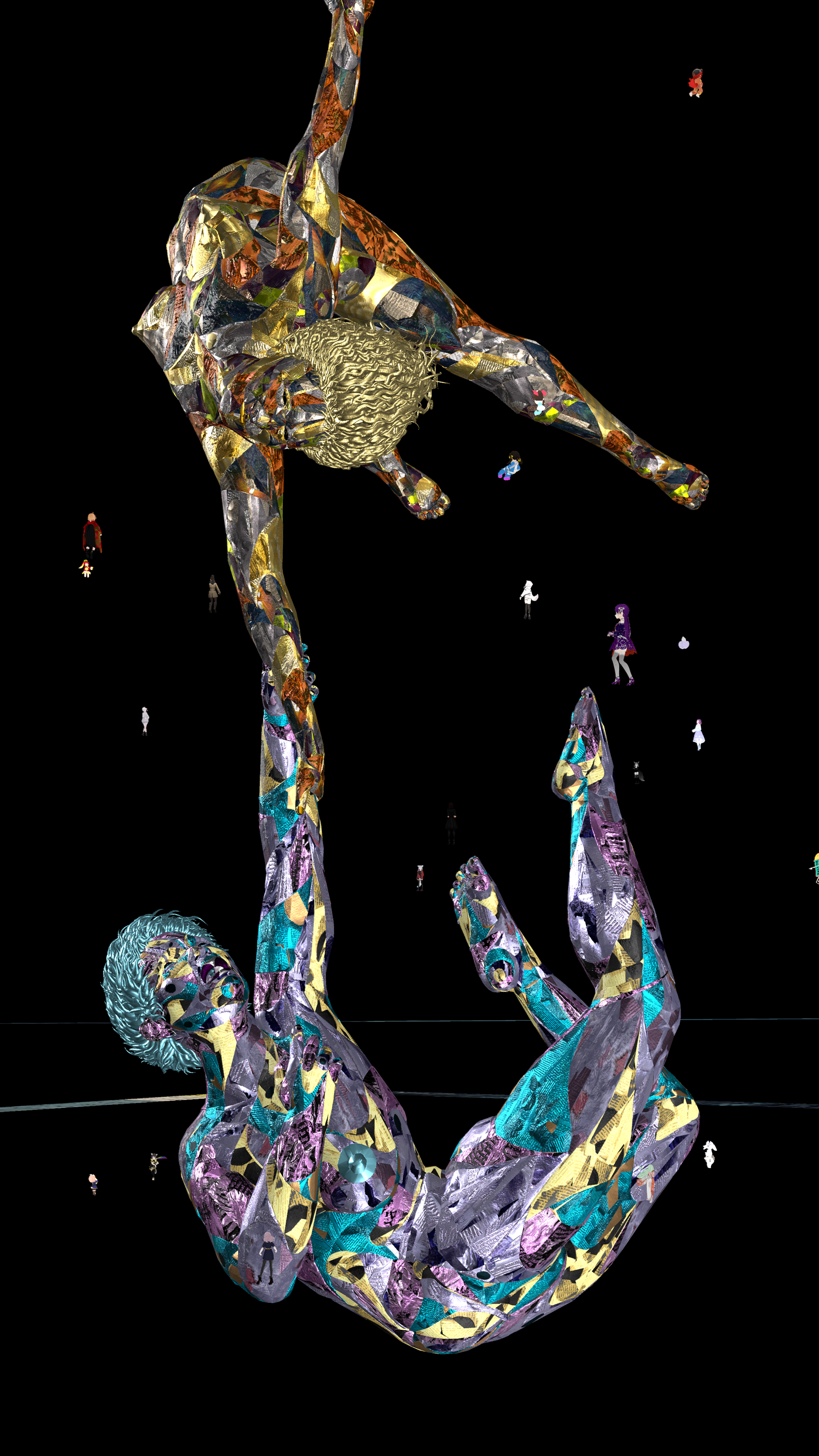 Live VR Immersive Guided Tour of "The Continuous Present: Part 1: To Stop Time", at Raindance Immersive Festival, June 2025. Virtual Photograph by Nopied.