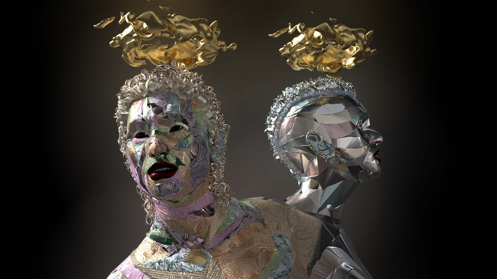 3D Render of "Rebis", from "The Continuous Present", by ReVerse Butcher