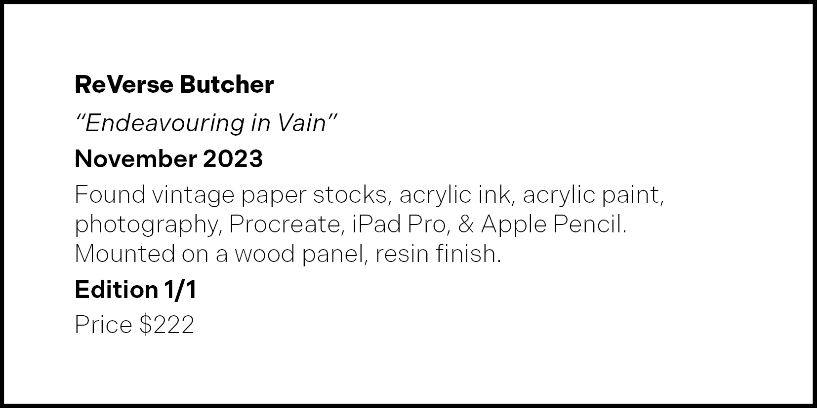 All prices are in Australian Dollars, & w/ the postage/shipping costs additional, at the buyer's cost.