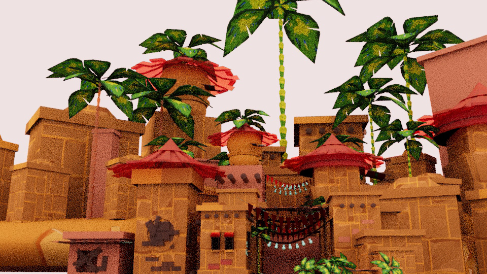 "Desert City," Maya (2024). Textures Made by Various Artists
