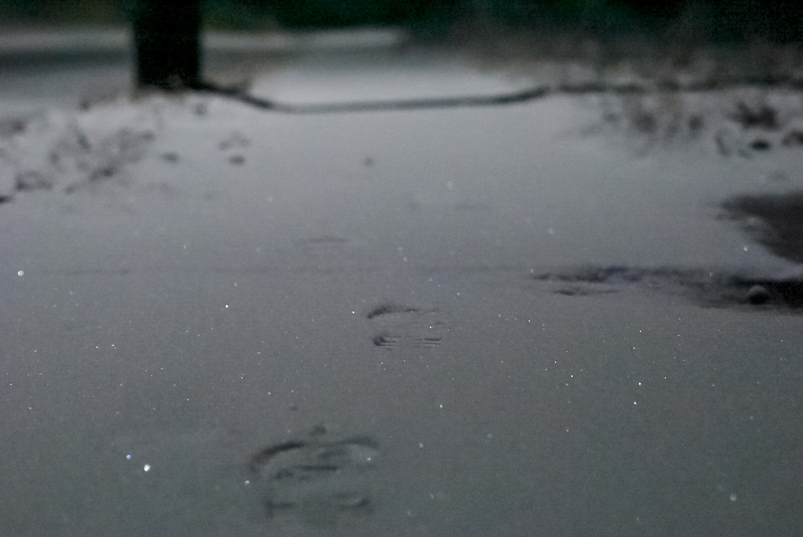 Midnight Snow in NJ