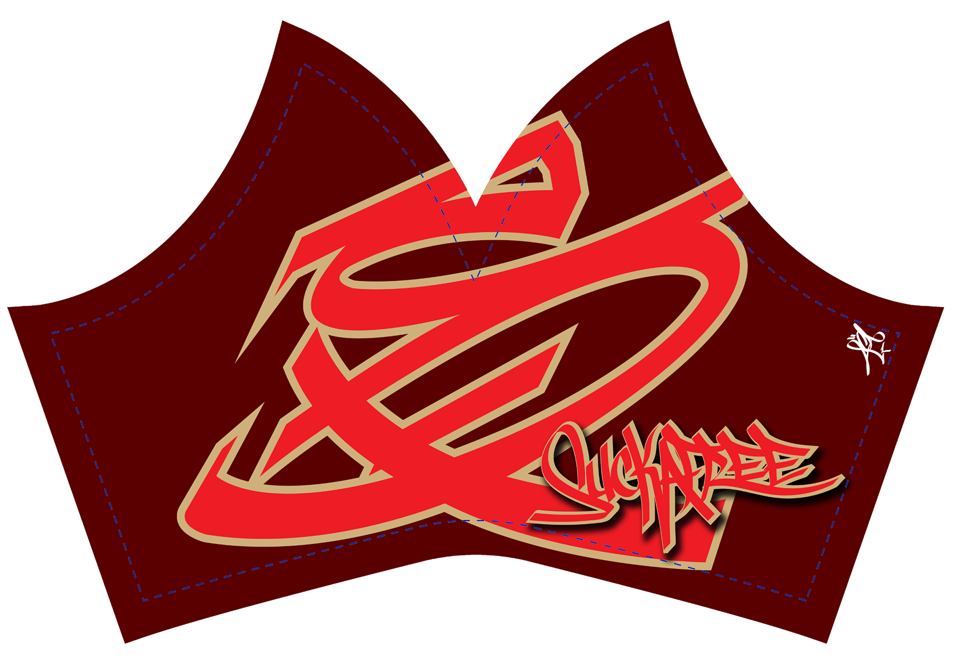 Corona Face Mask - SuckaFree - 49ers Colors