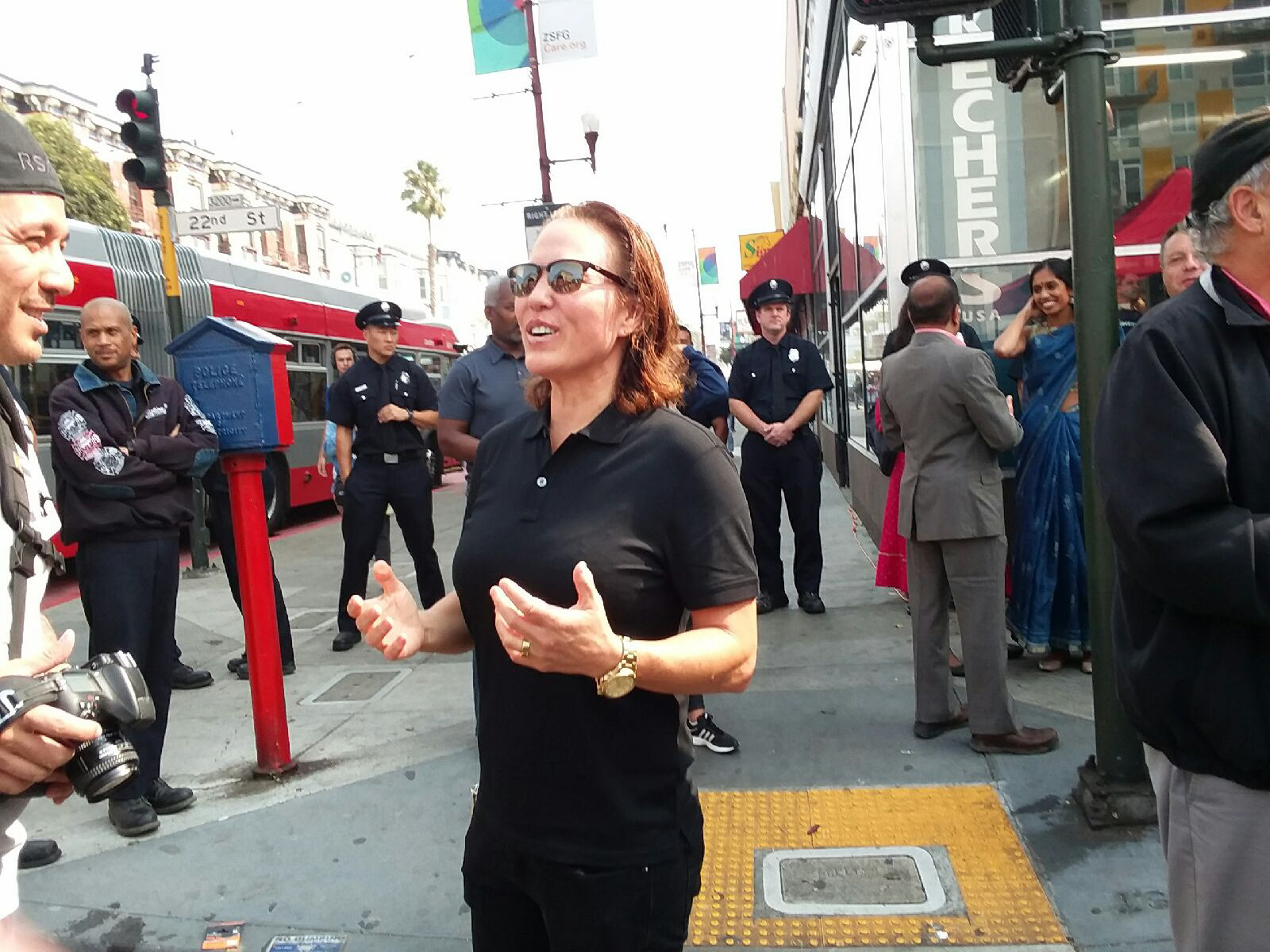 Chief Nicol Juratovac also attended and also gave a small speech.