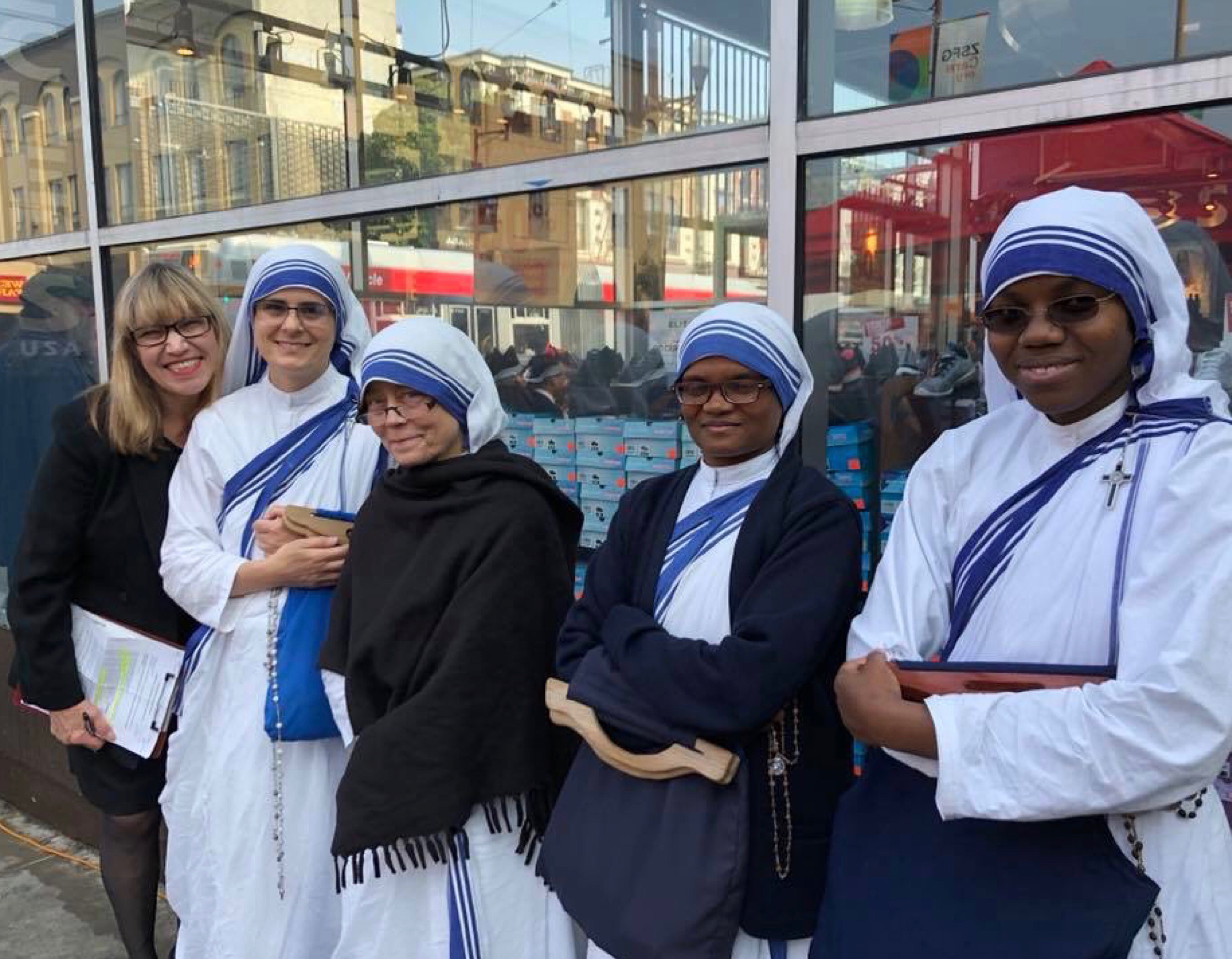 Our local Sisters Catholic Church attended.