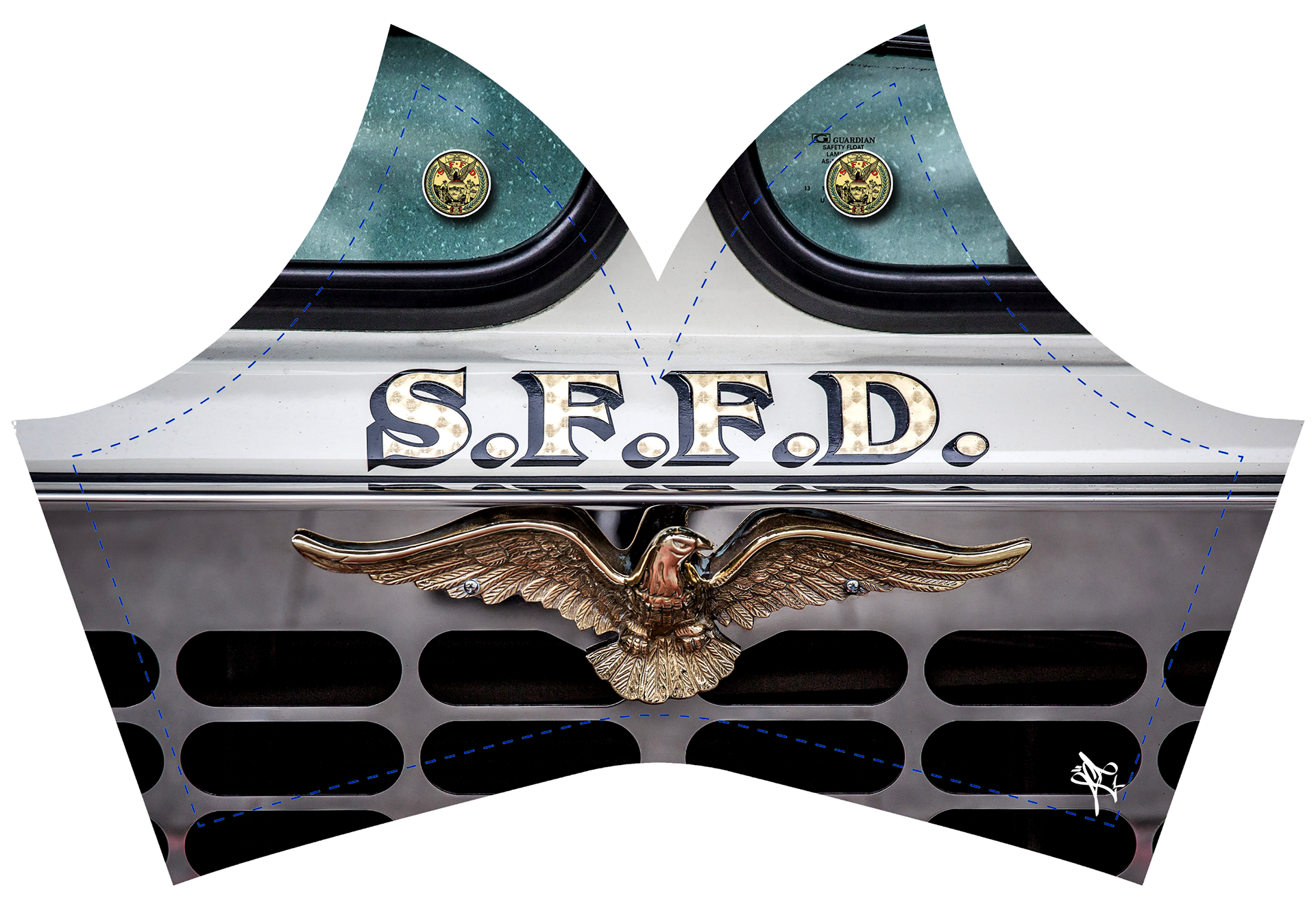 SFFD Corona Face Mask - The Bird.
