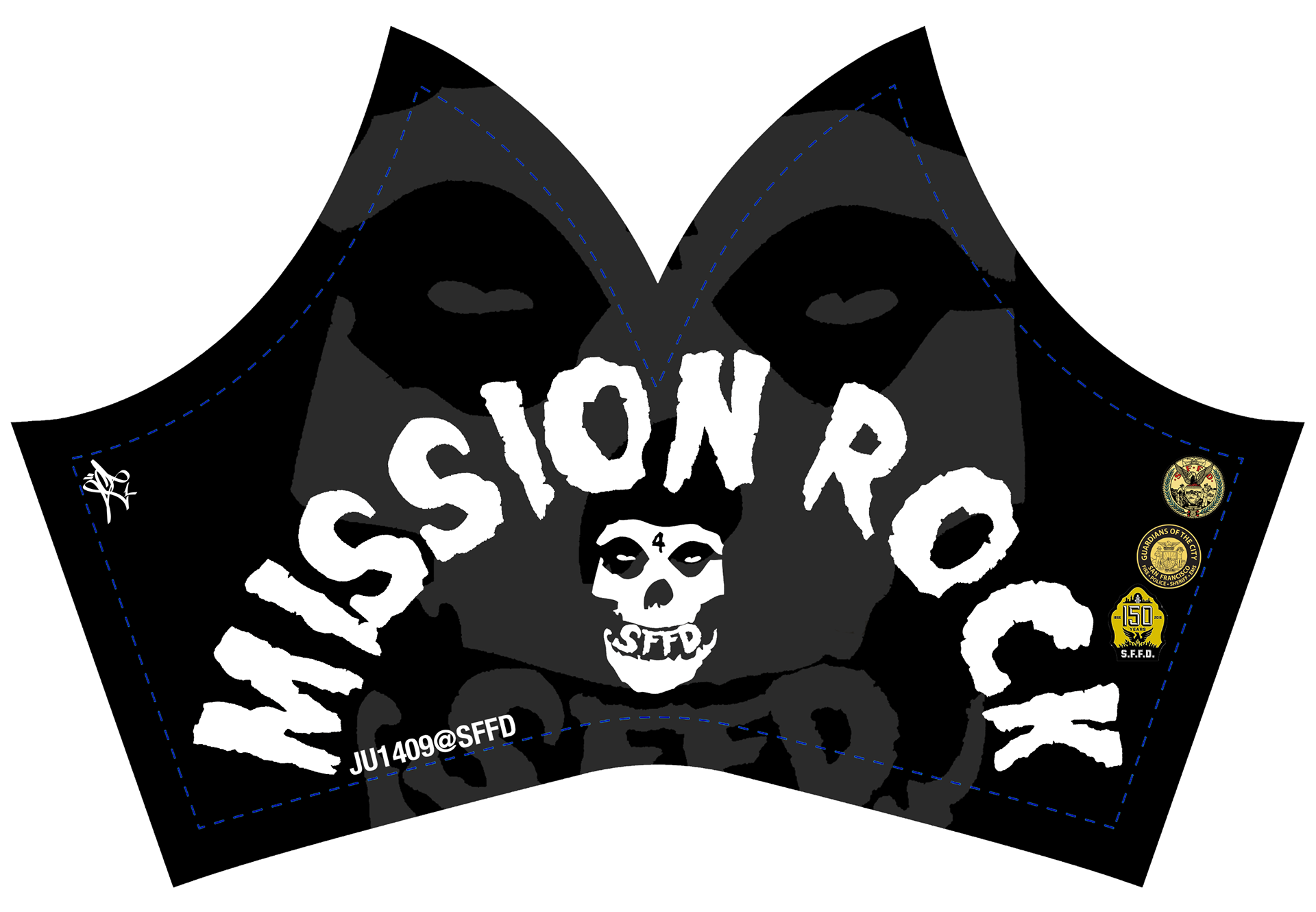 SFFD Corona Face Mask - Mission Rock Station 4