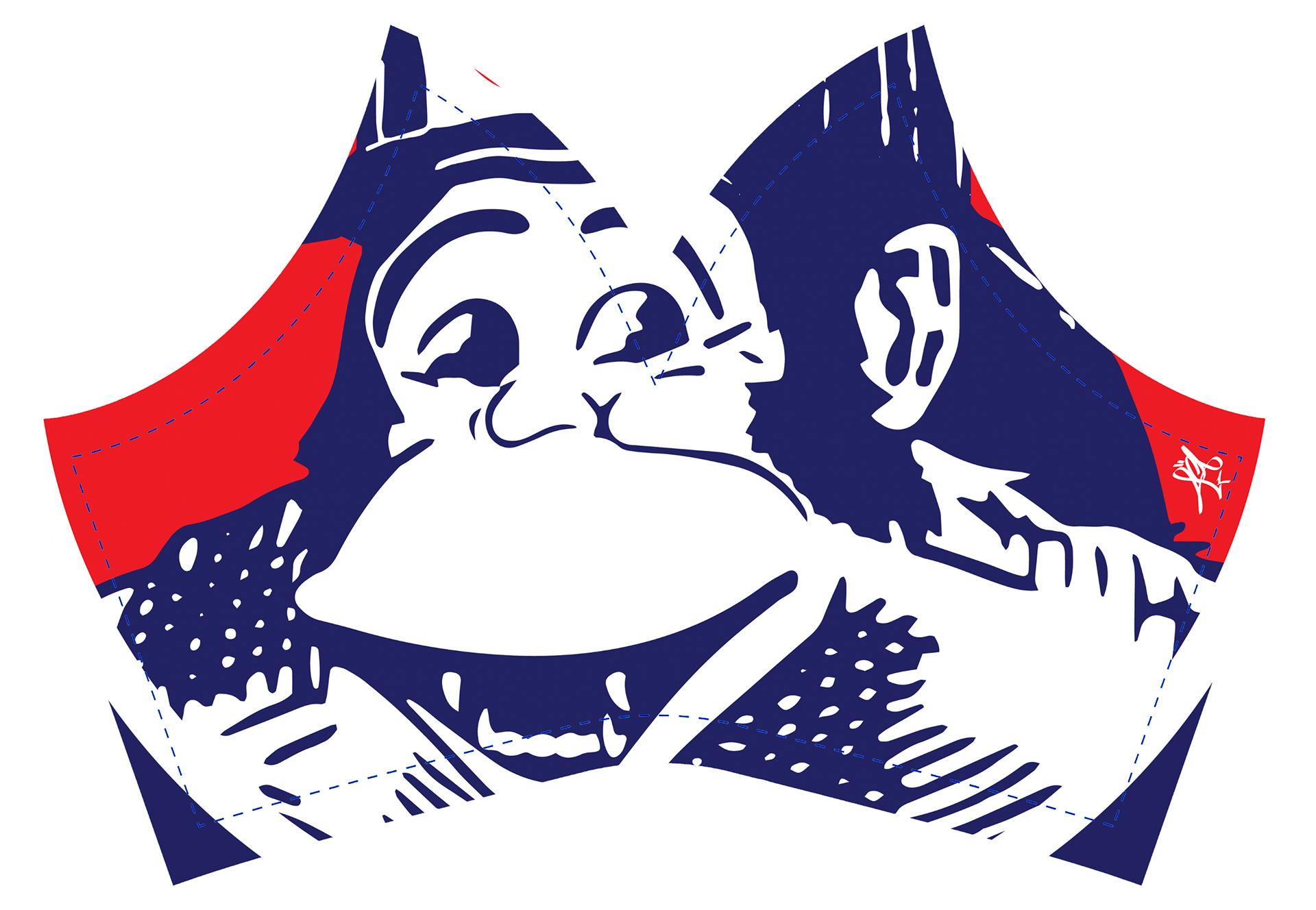 SFFD Corona Face Mask - Big Head Ben Davis - Station 7