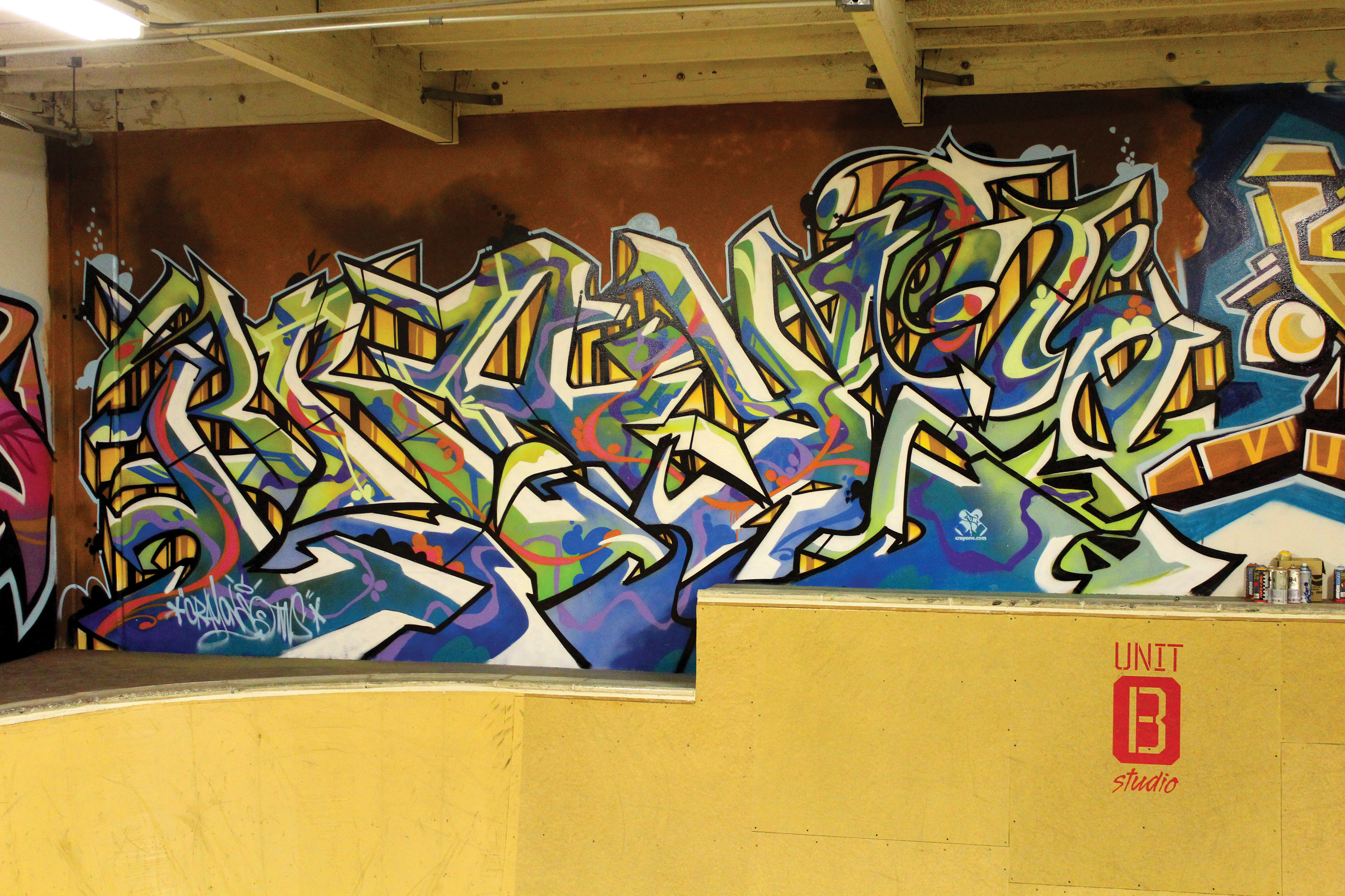 Crayone with a "K". at Studio B in Santa Ana Ca. 2012