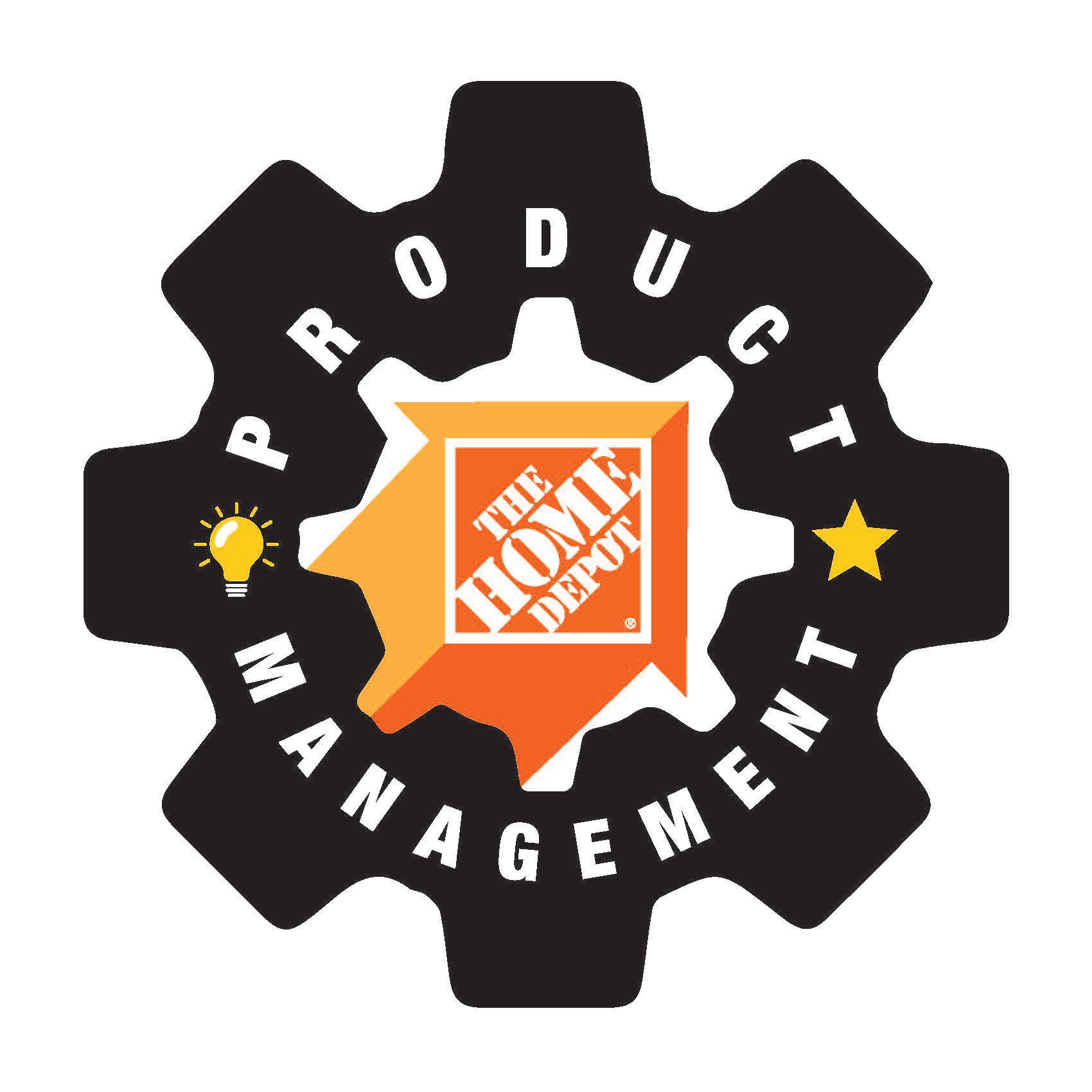A badge for the Product Management Team to iron on to their aprons.