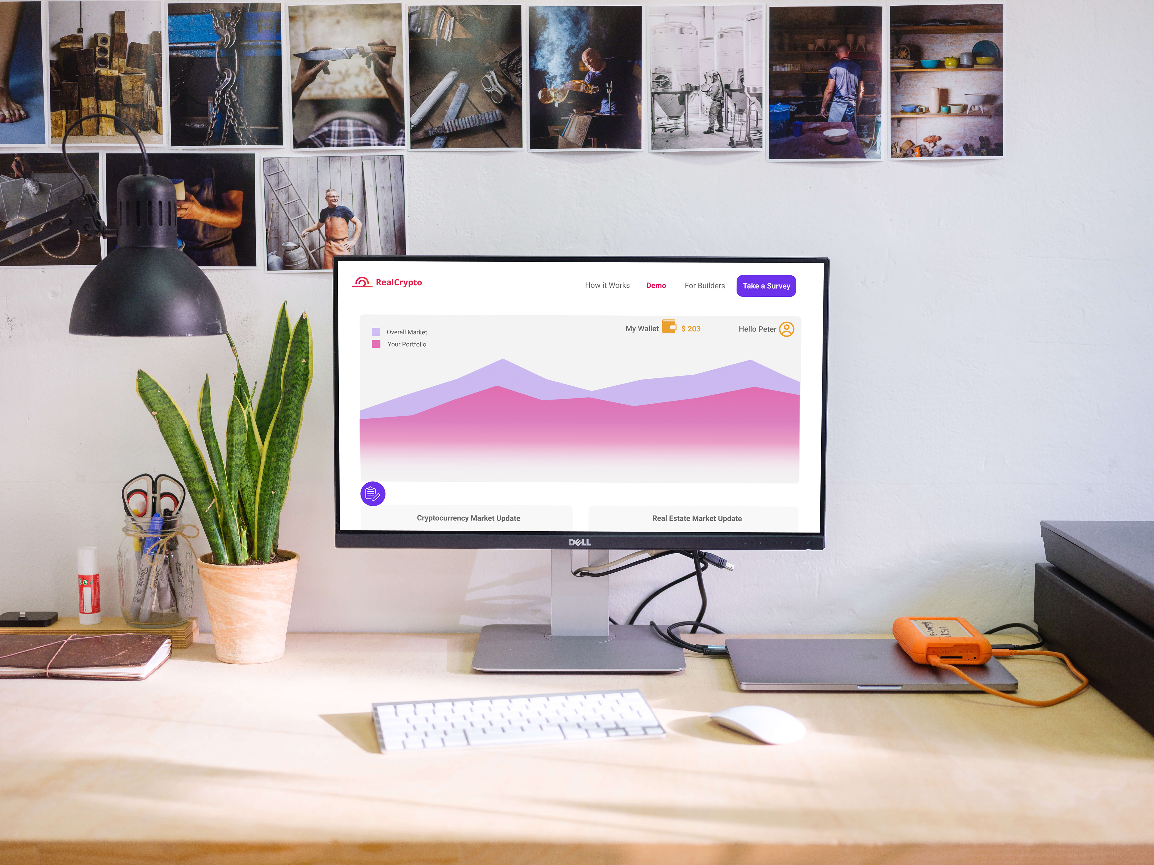 RealCrypto real estate investment with cryptocurrency 