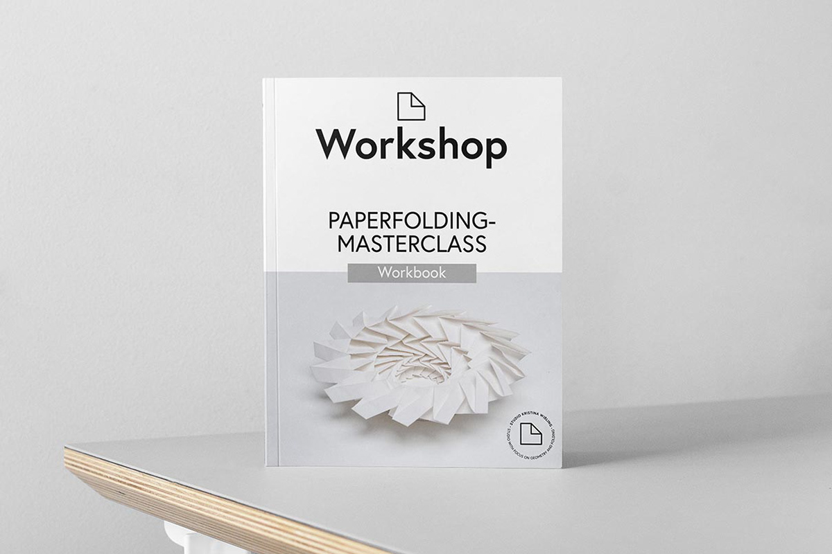 Workbook Paperfolding Masterclass zum passenden Workshop mit Kristina Wissling