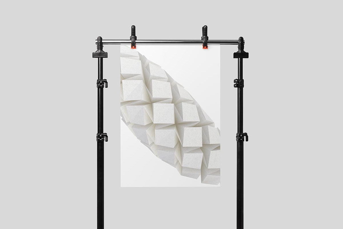 Origami Simulation einer Origami Struktur