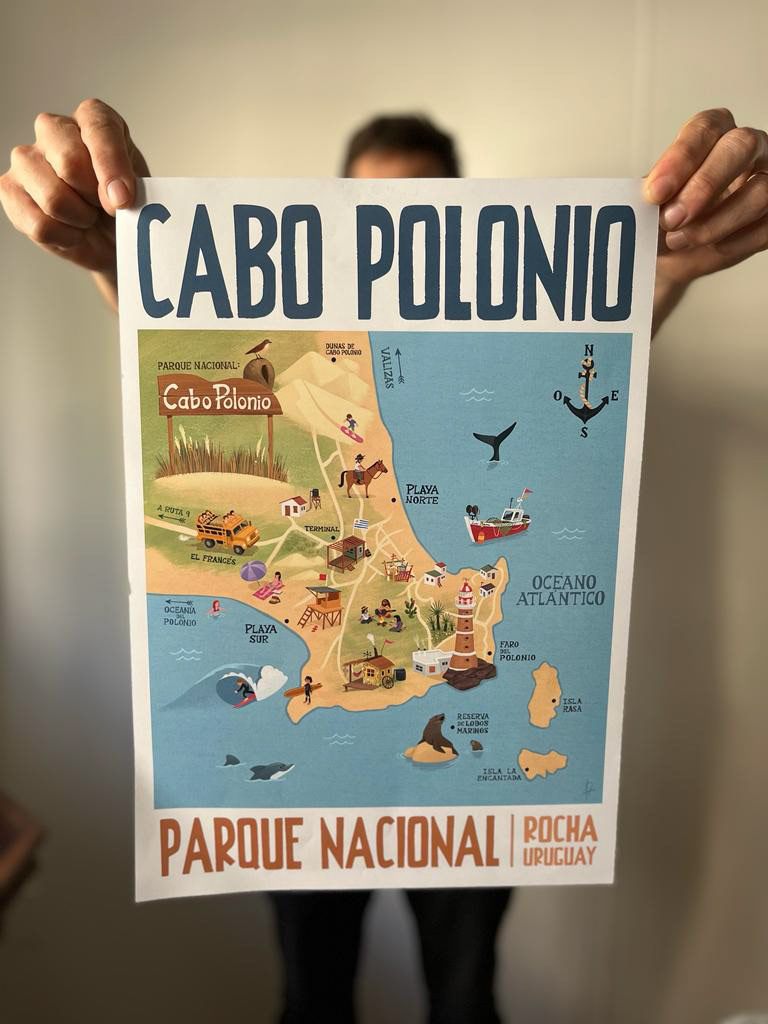 Mapa Cabo Polonio
