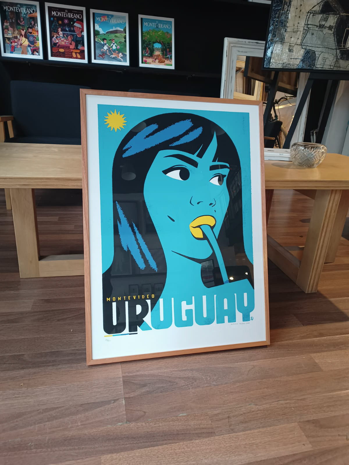 Serigrafía Uruguay _ 50x70cm _ 4 tintas