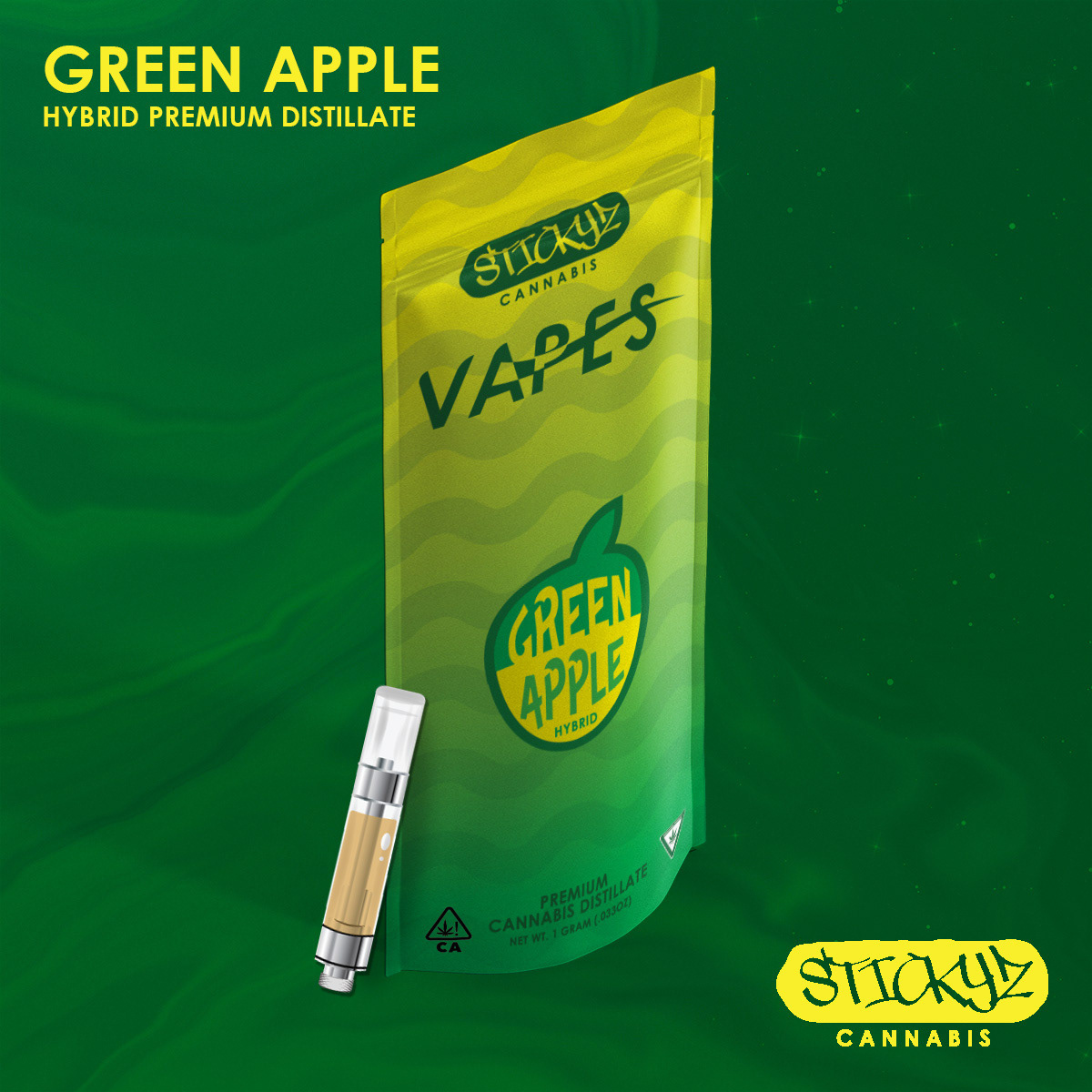 Green Apple Vape Cartridge