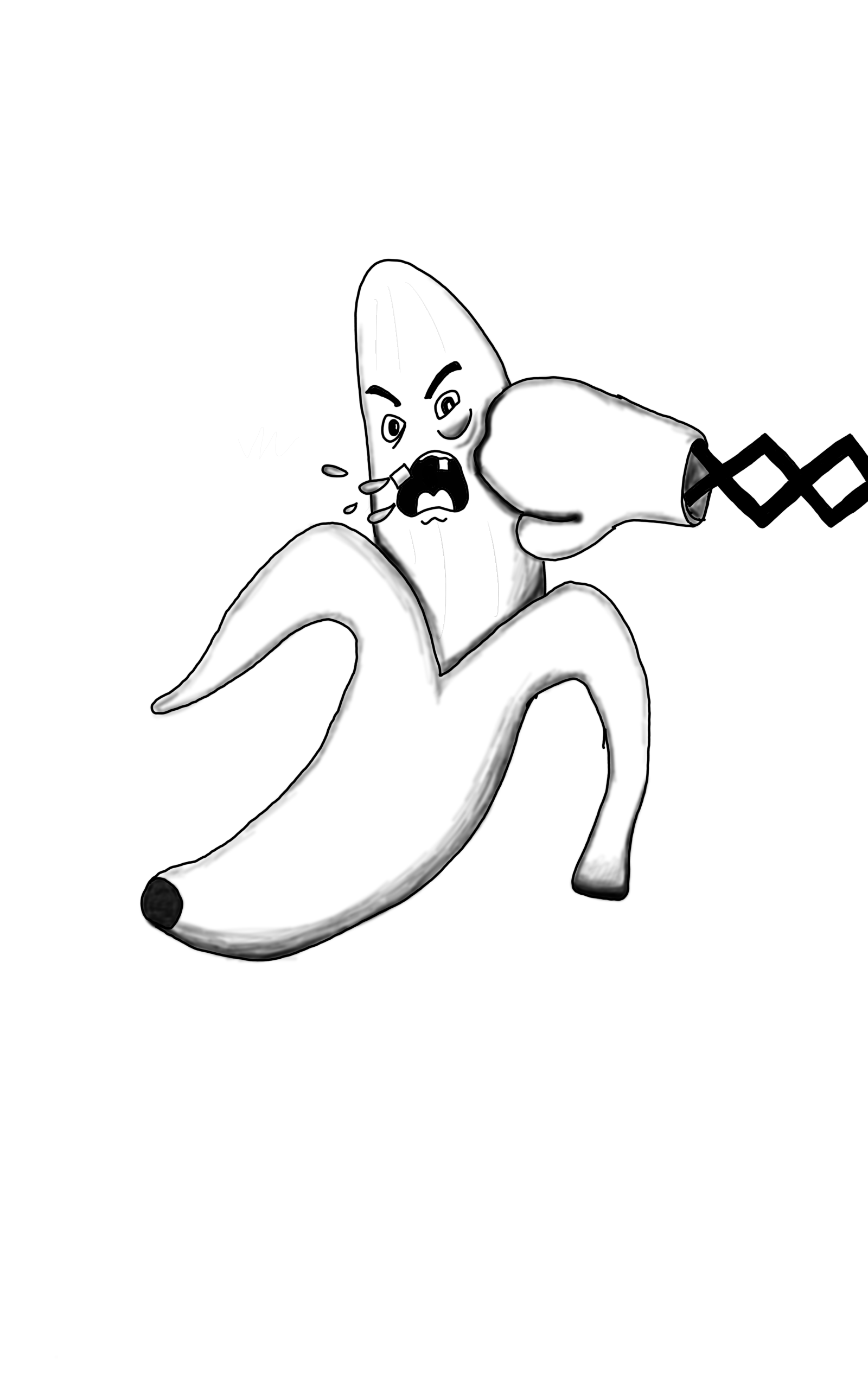 Banana Punch Sketch