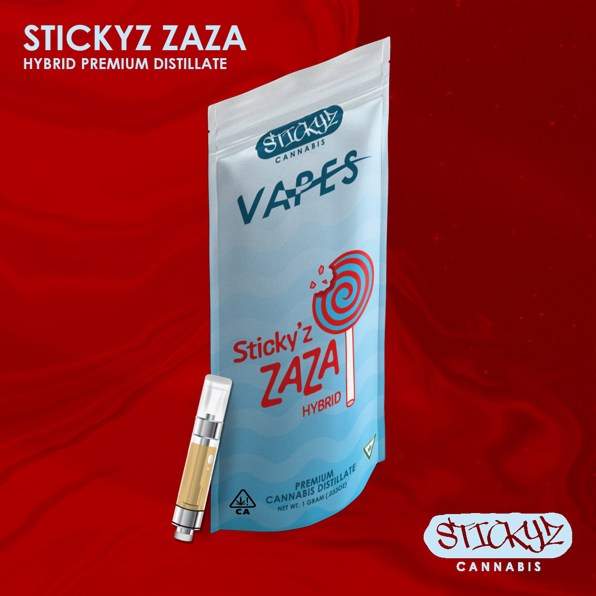 Sticky's Zaza Vape Cartridge