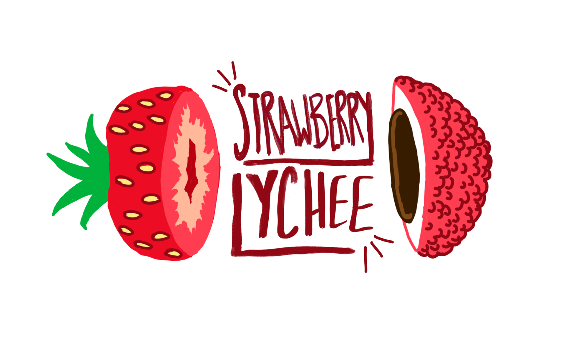 Strawberry Lychee Sketch