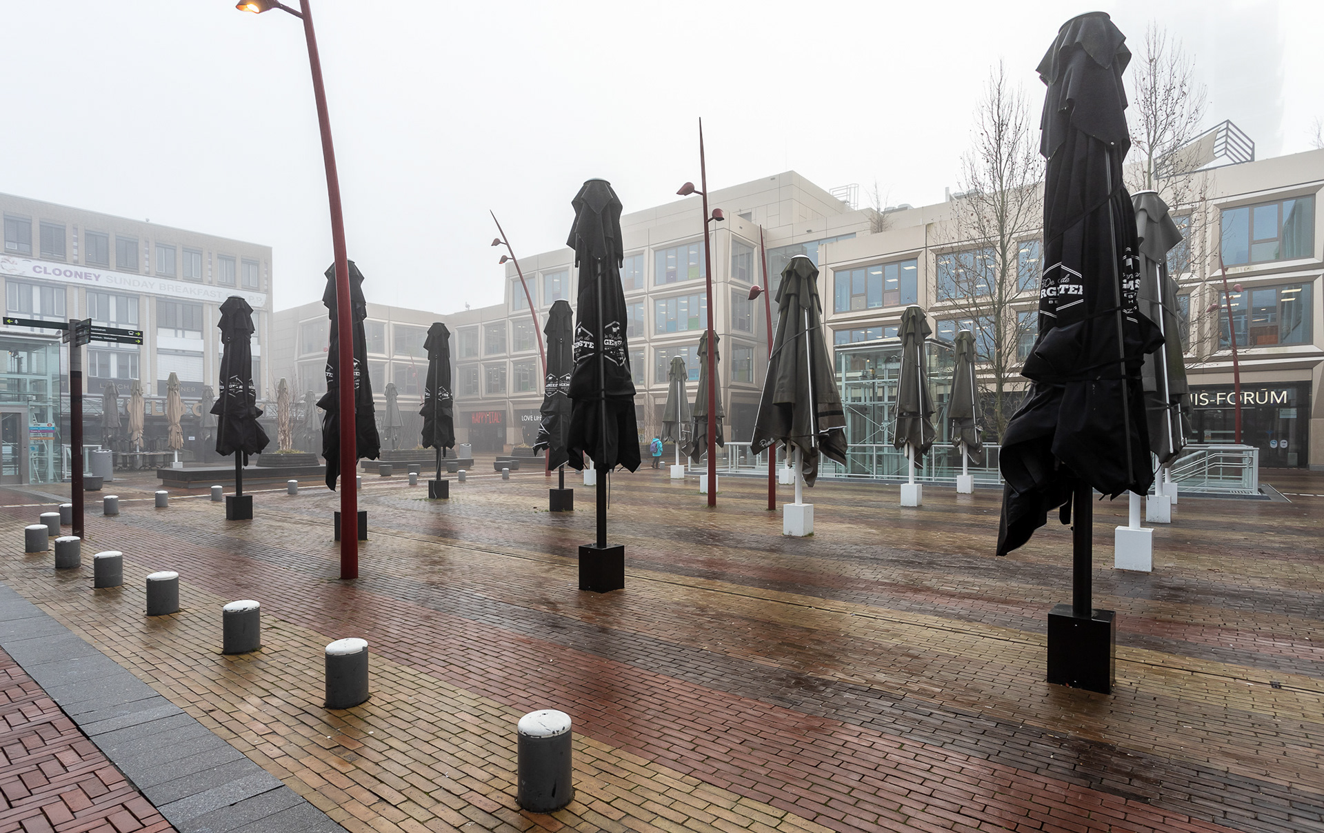 Lege pleinen en terrassen