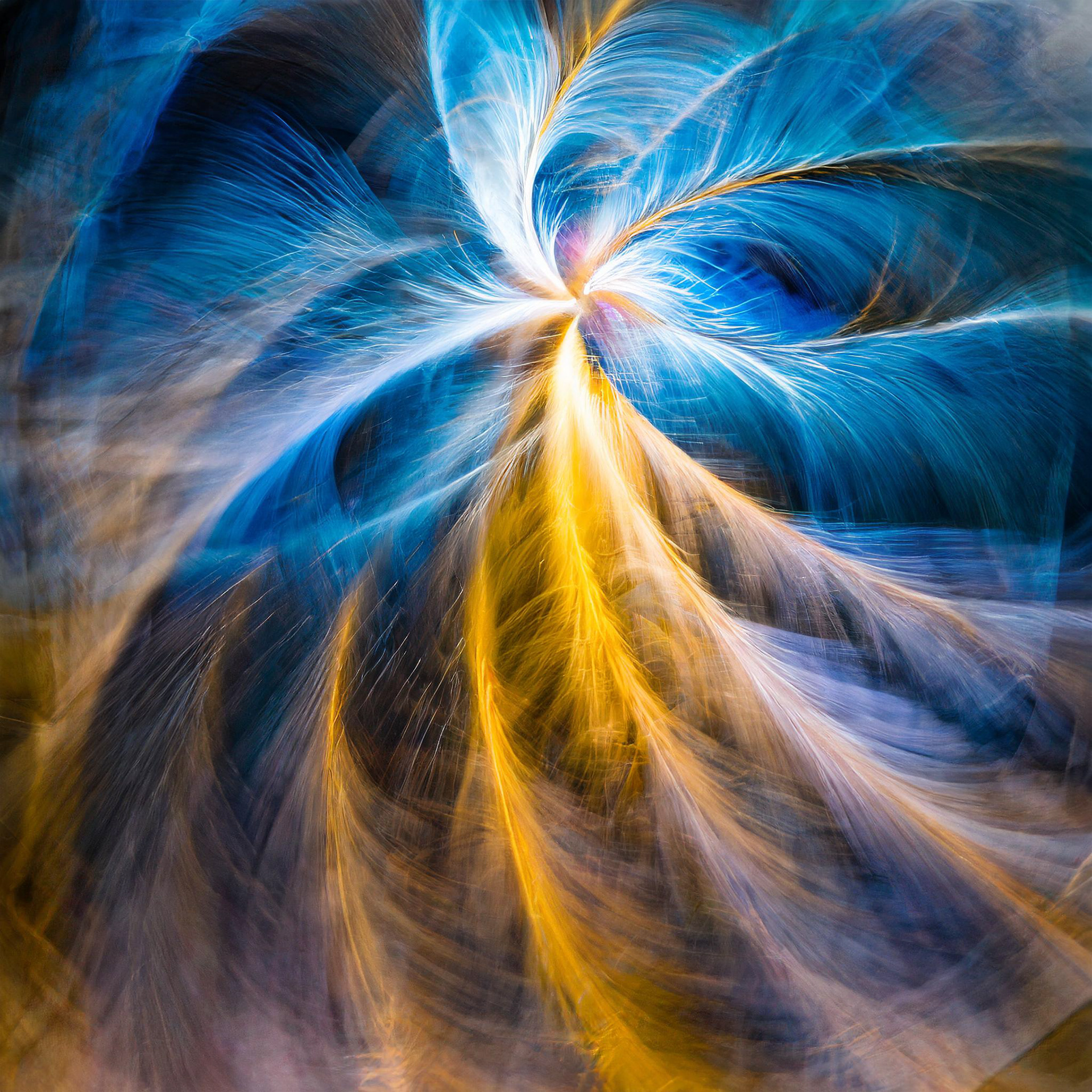 Abstracte kunst met AI (firefly)