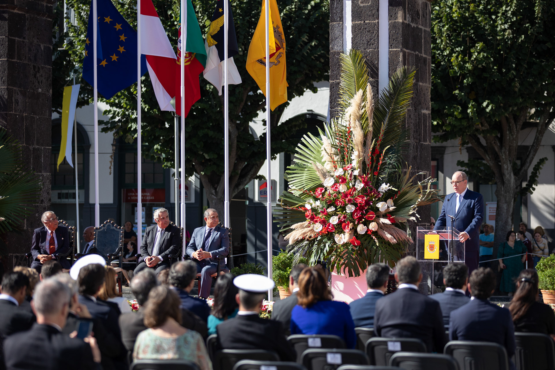 Alberto II, Príncipe do Mónaco em Ponta Delgada