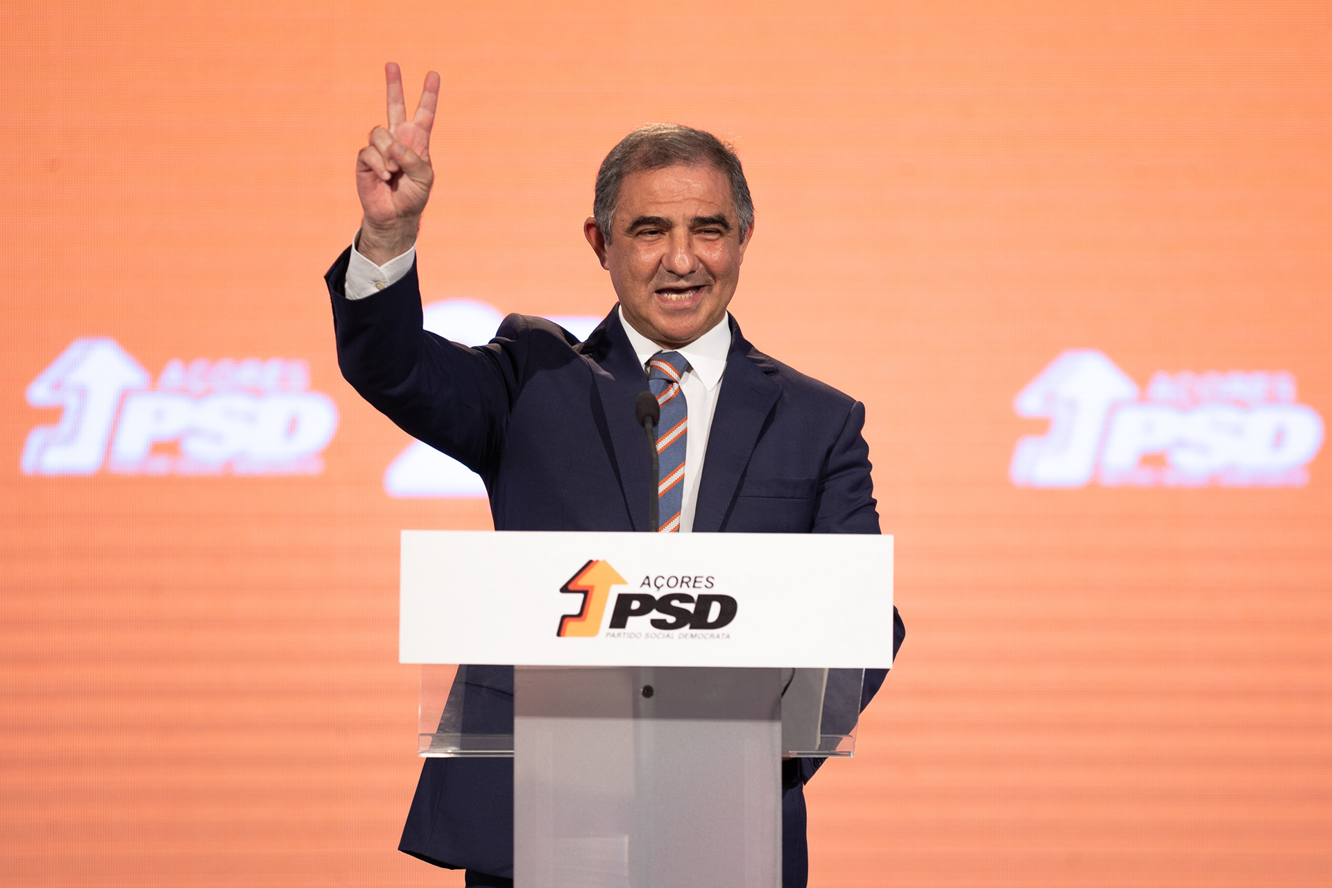 Primeira intervenção de José Manuel Bolieiro, re-eleito Presidente do PSD/A