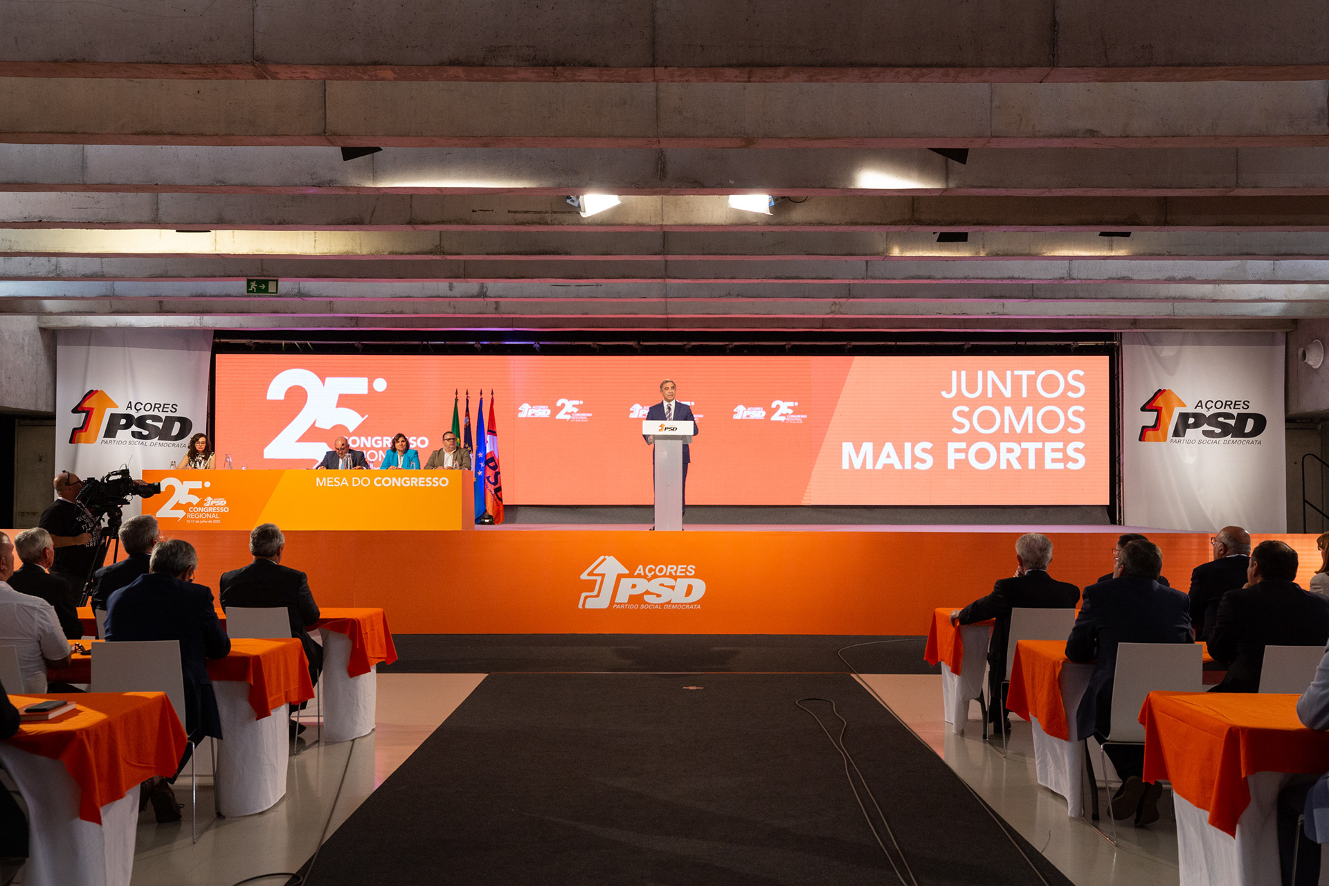 Primeira intervenção de José Manuel Bolieiro, re-eleito Presidente do PSD/A