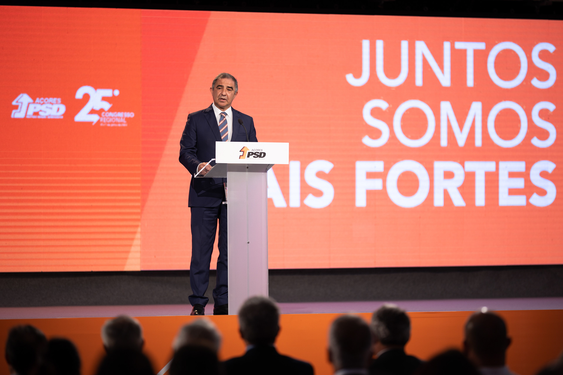 Primeira intervenção de José Manuel Bolieiro, re-eleito Presidente do PSD/A