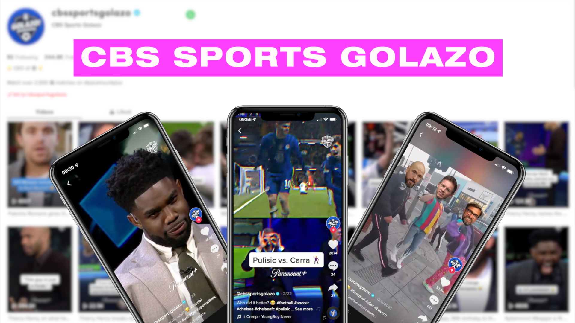 Reactive, quick-turnaround social videos for CBS Paramount's UEFA Champion's League coverage.
