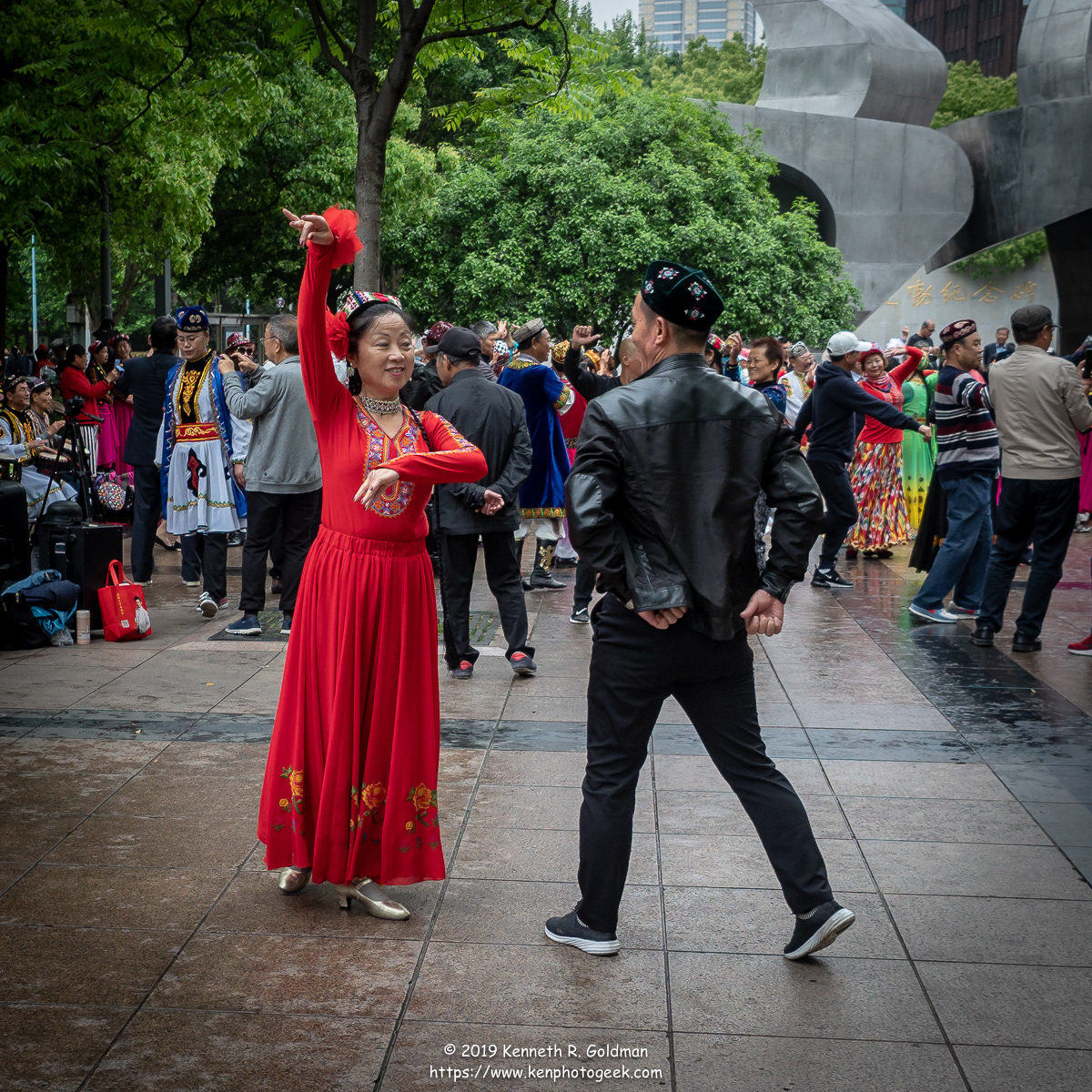 Dancers in People's Park - Shanghai