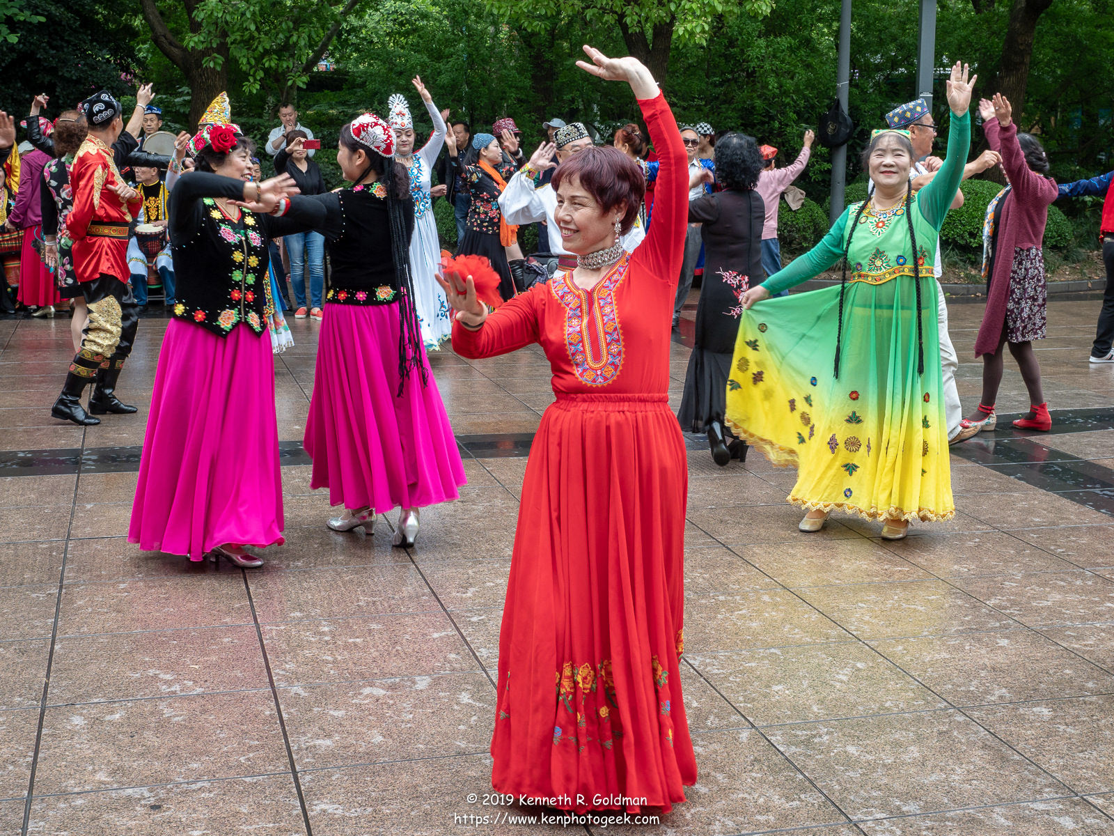 Dancers in People's Park - Shanghai