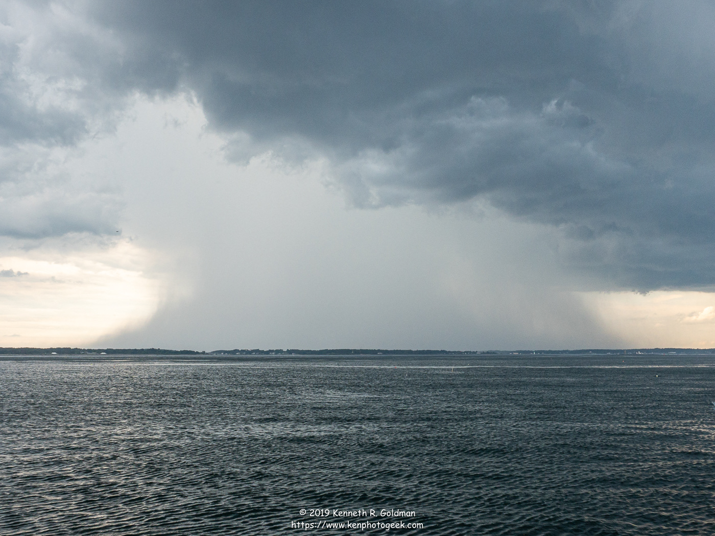 Thunderstorm over Portsmouth
