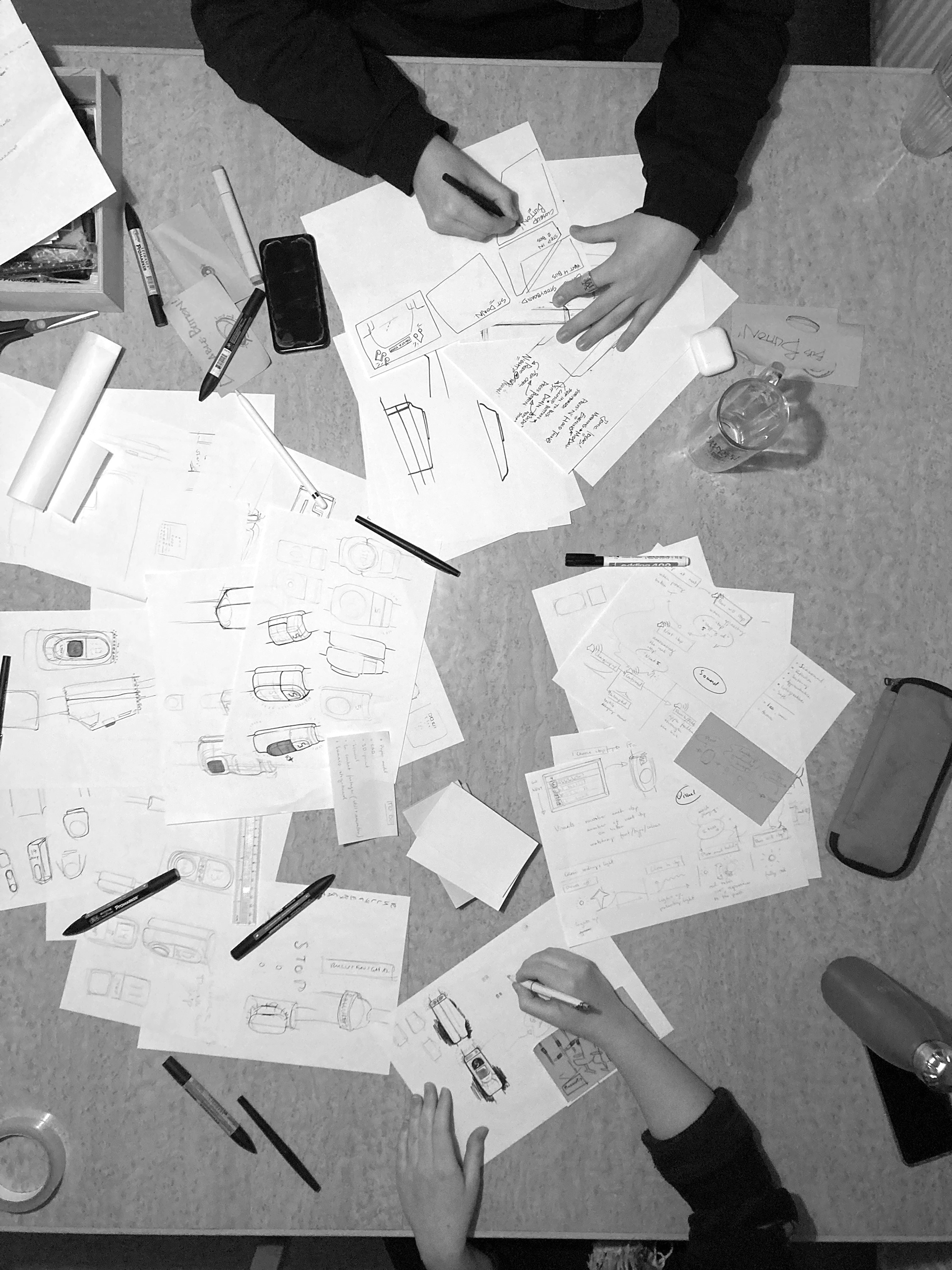 Collaborative initial sketching