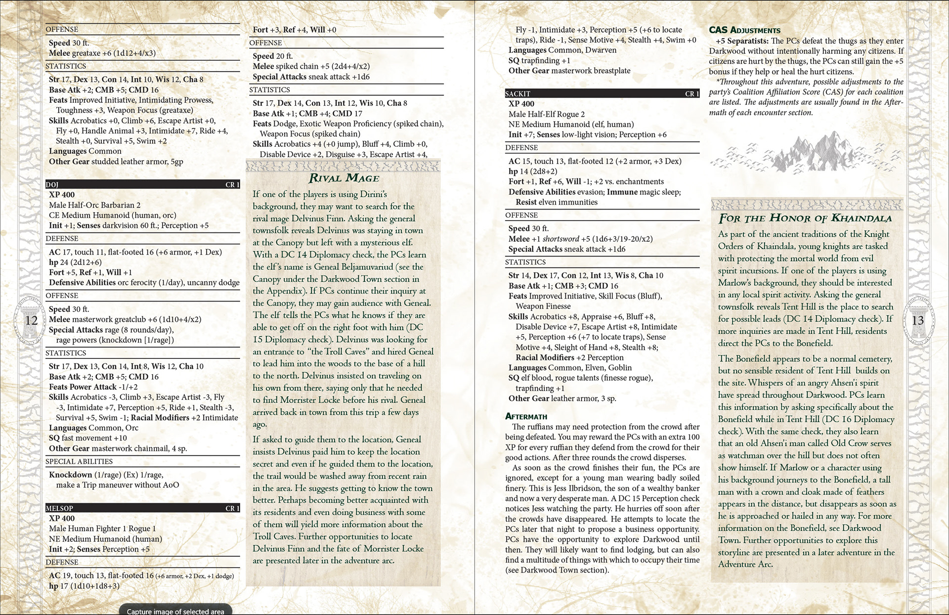 Part I: The Deft and the Deadly, page 12-13