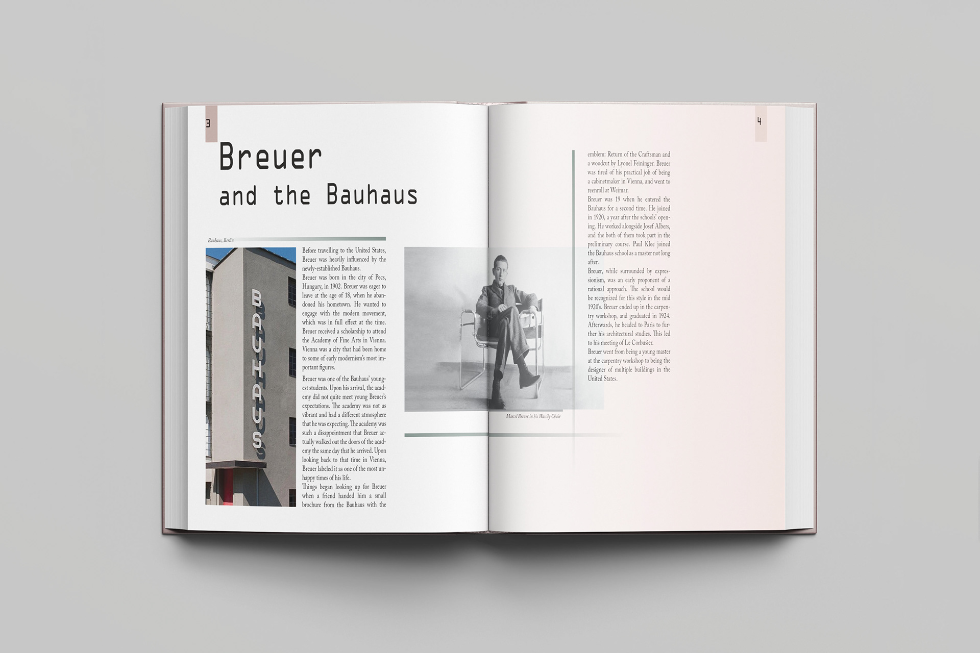 Architect Booklet Pages 3 + 4